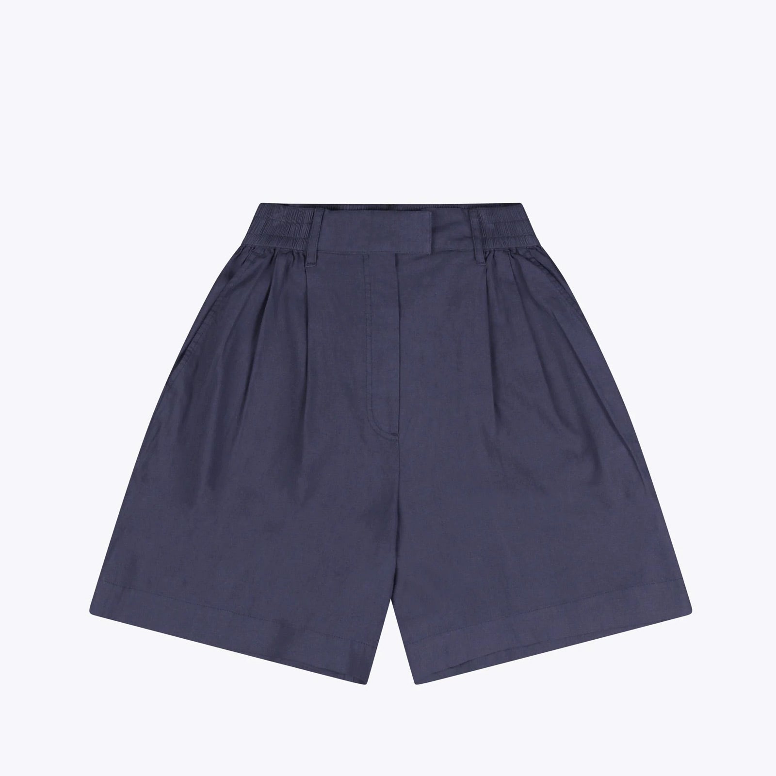 WeOdile Linen Shorts dark navy 272.701-421 Wemoto