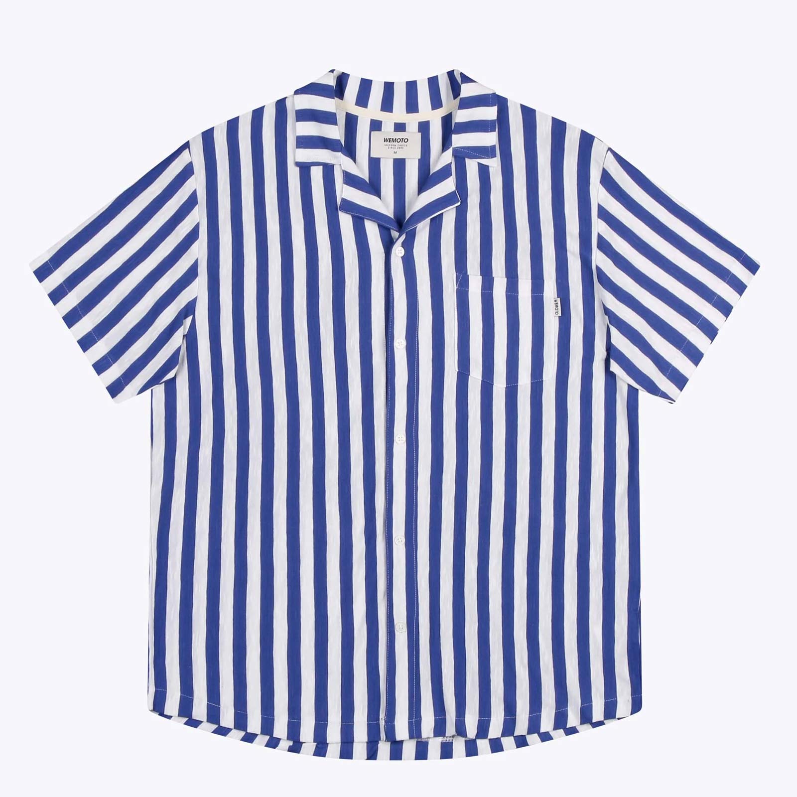 WePeer Short Sleeve Shirt royal blue Wemoto
