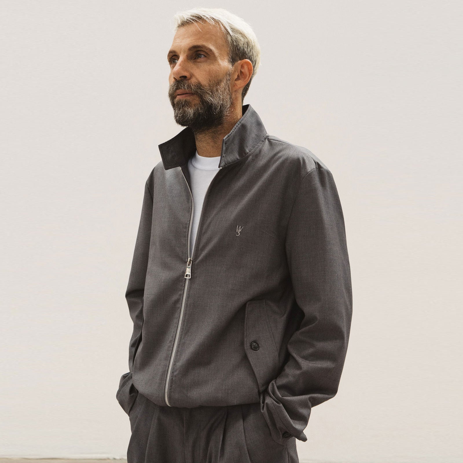 Birmingham Jacket antracite Wooden