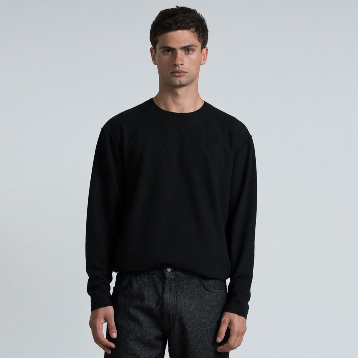 Pecos Longsleeve nero