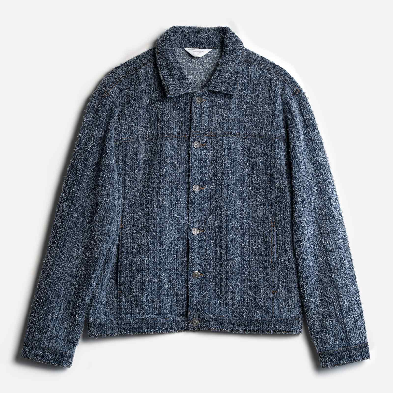 Trade 26 Jacket denim stone bouclé Wooden