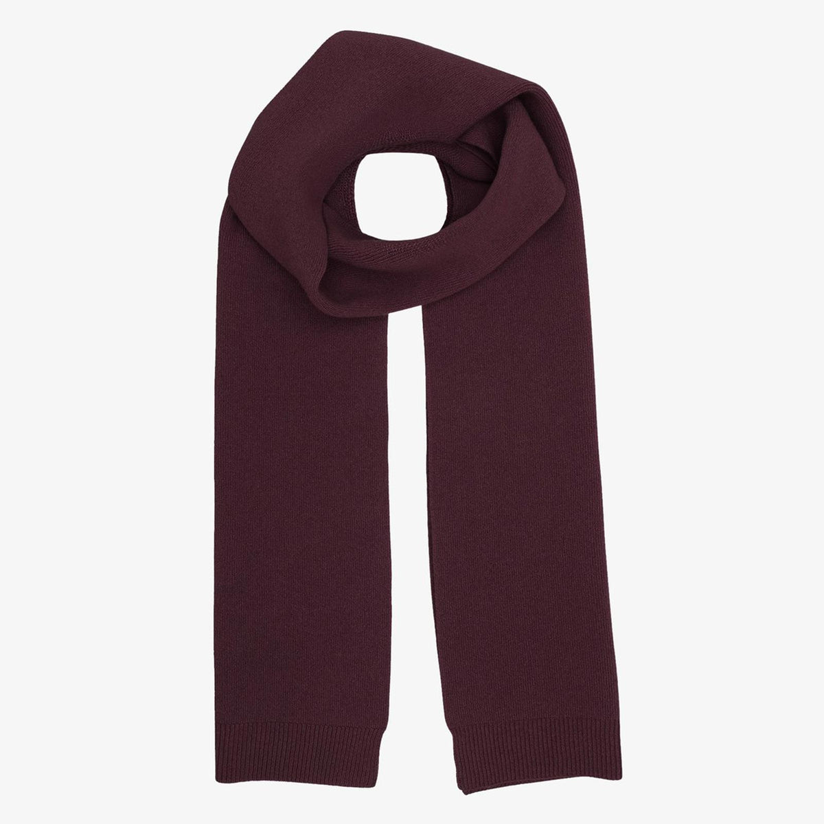 Merino Wool Scarf oxblood red