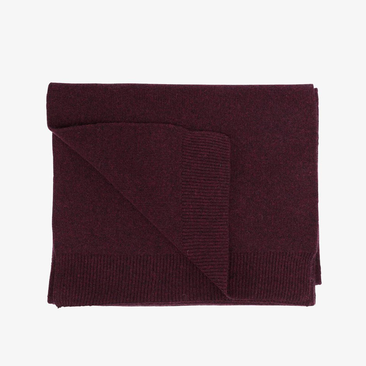 Merino Wool Scarf oxblood red