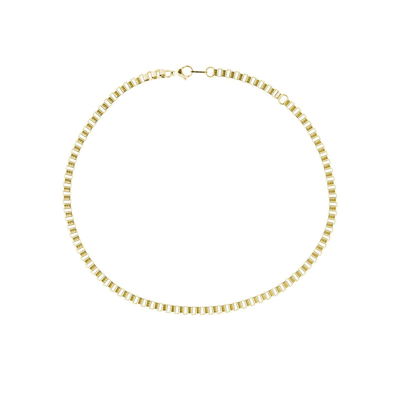 Boxchain Necklace gold