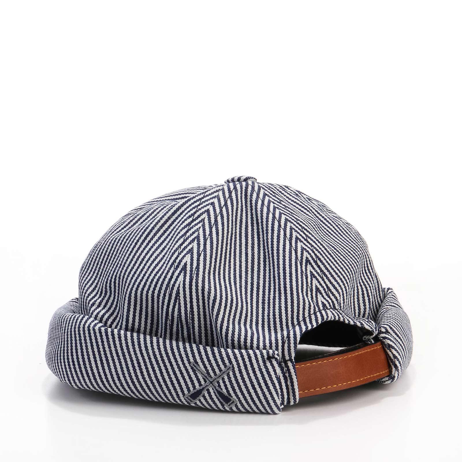 Miki Hat stripes blue Beton Cire