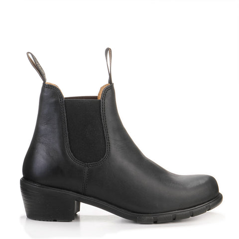 #1671 W Heeled Boot black