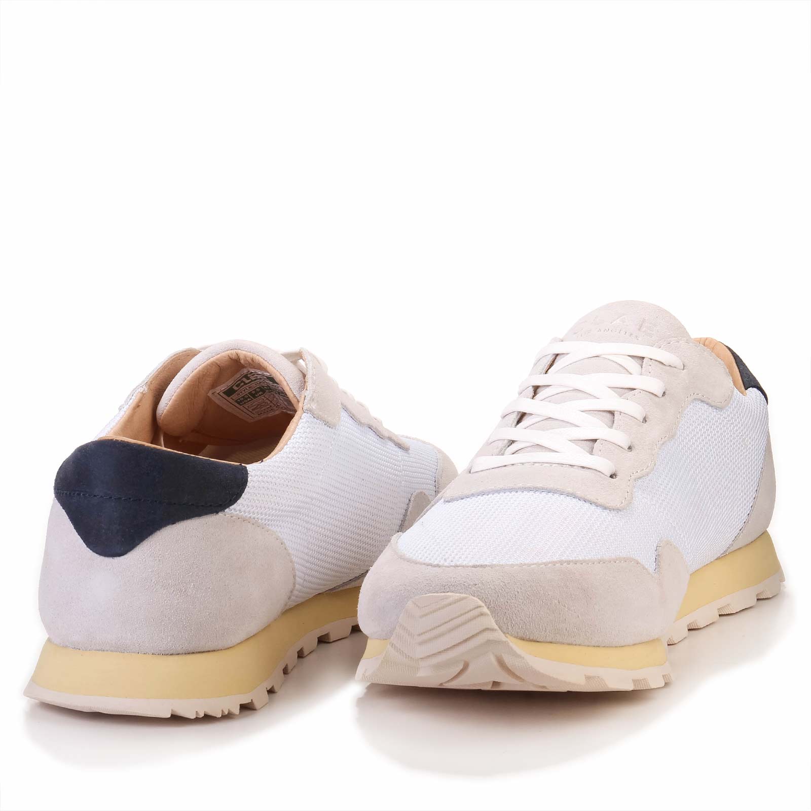 Hayward Suede white navy Clae Los Angeles