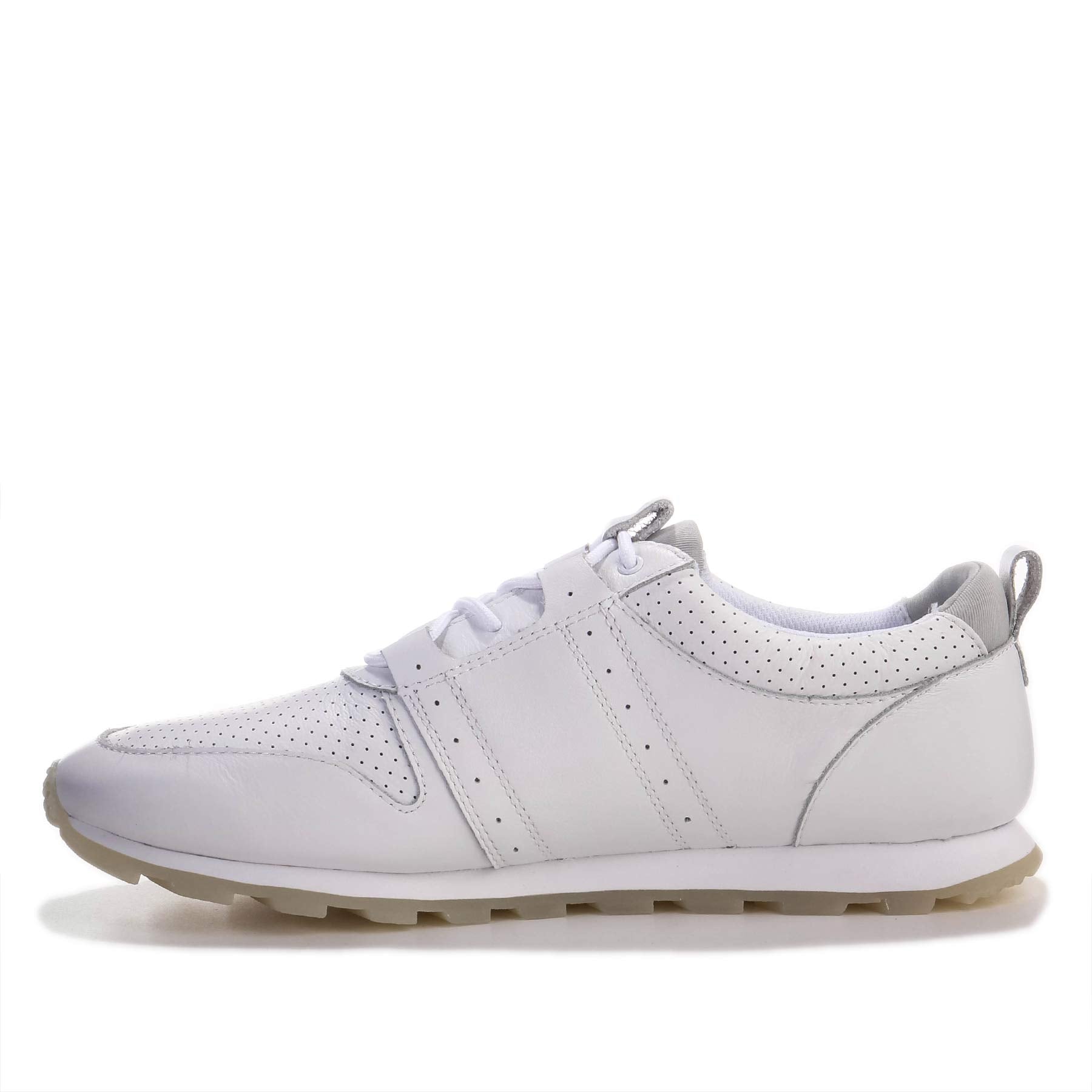 Mills Runner white tumbled leather Clae Los Angeles