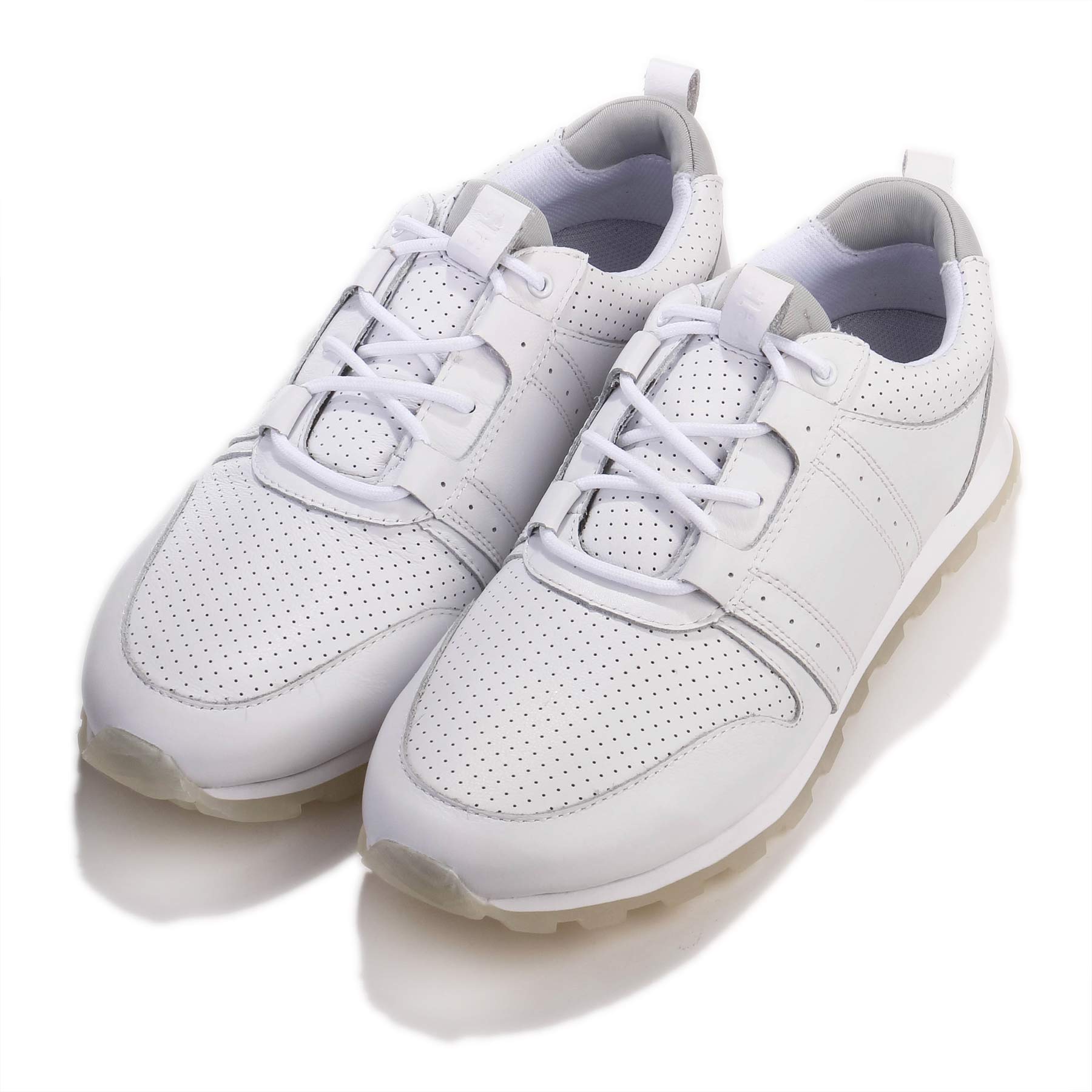 Mills Runner white tumbled leather Clae Los Angeles