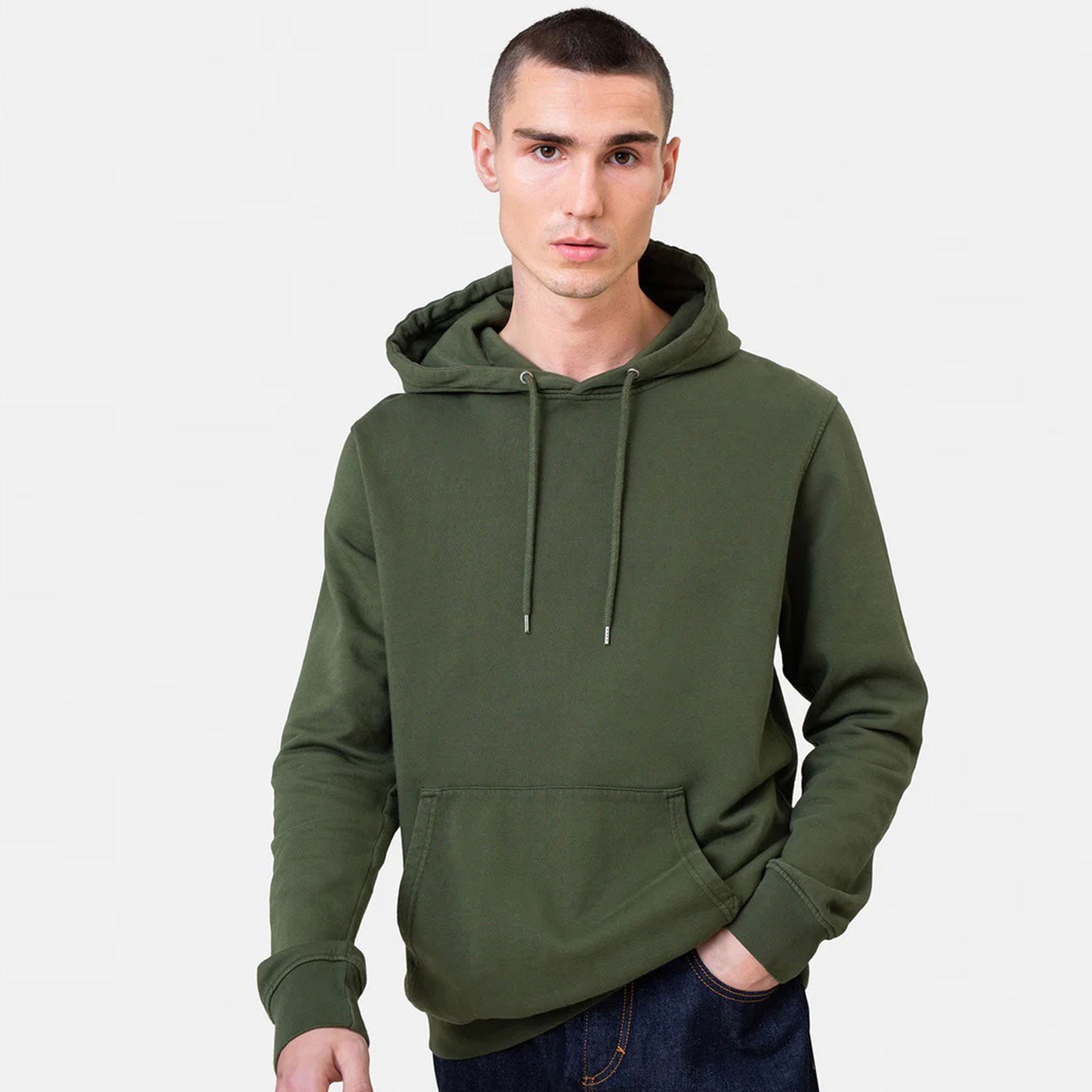 Classic Organic Hood hunter green