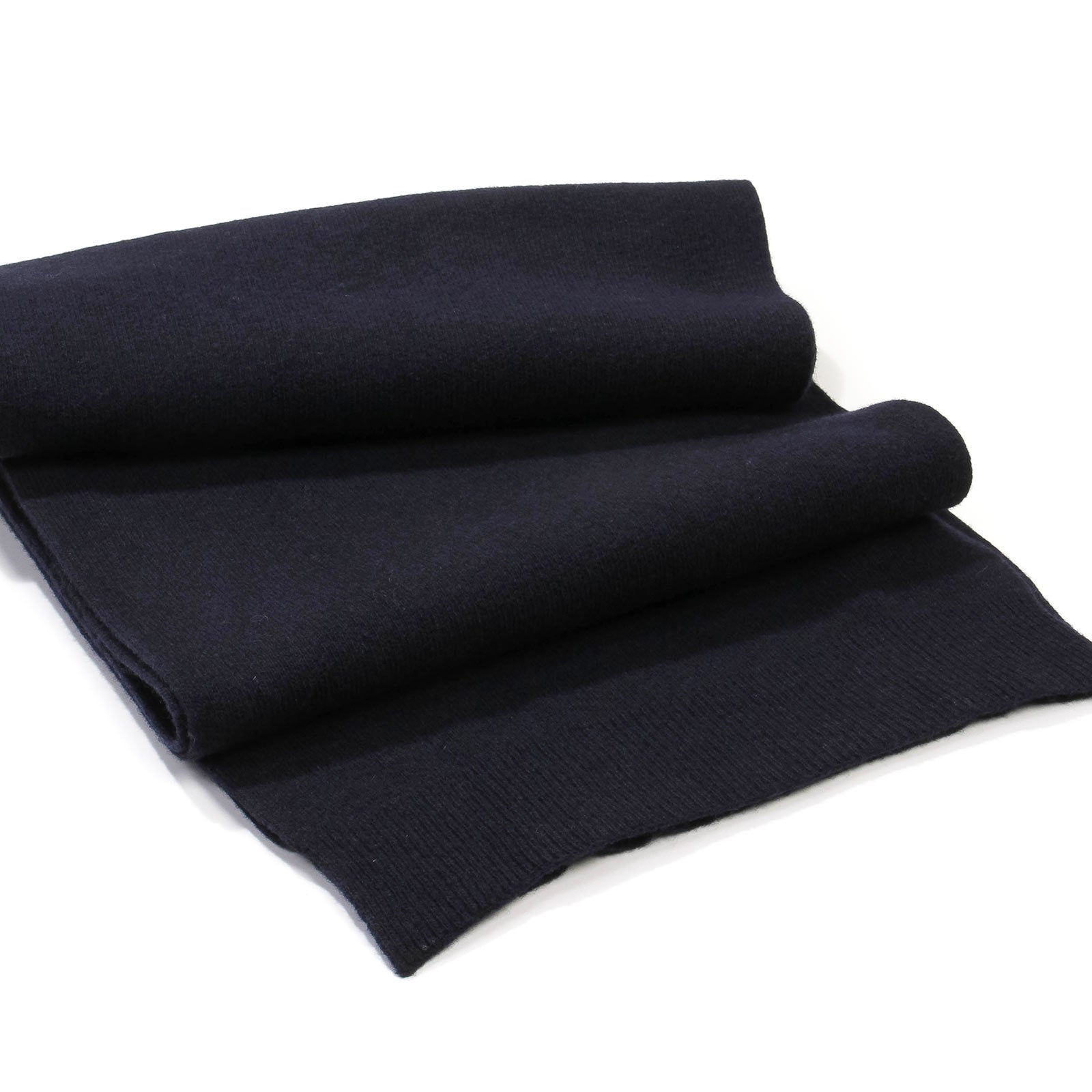 Merino Wool Scarf navy blue