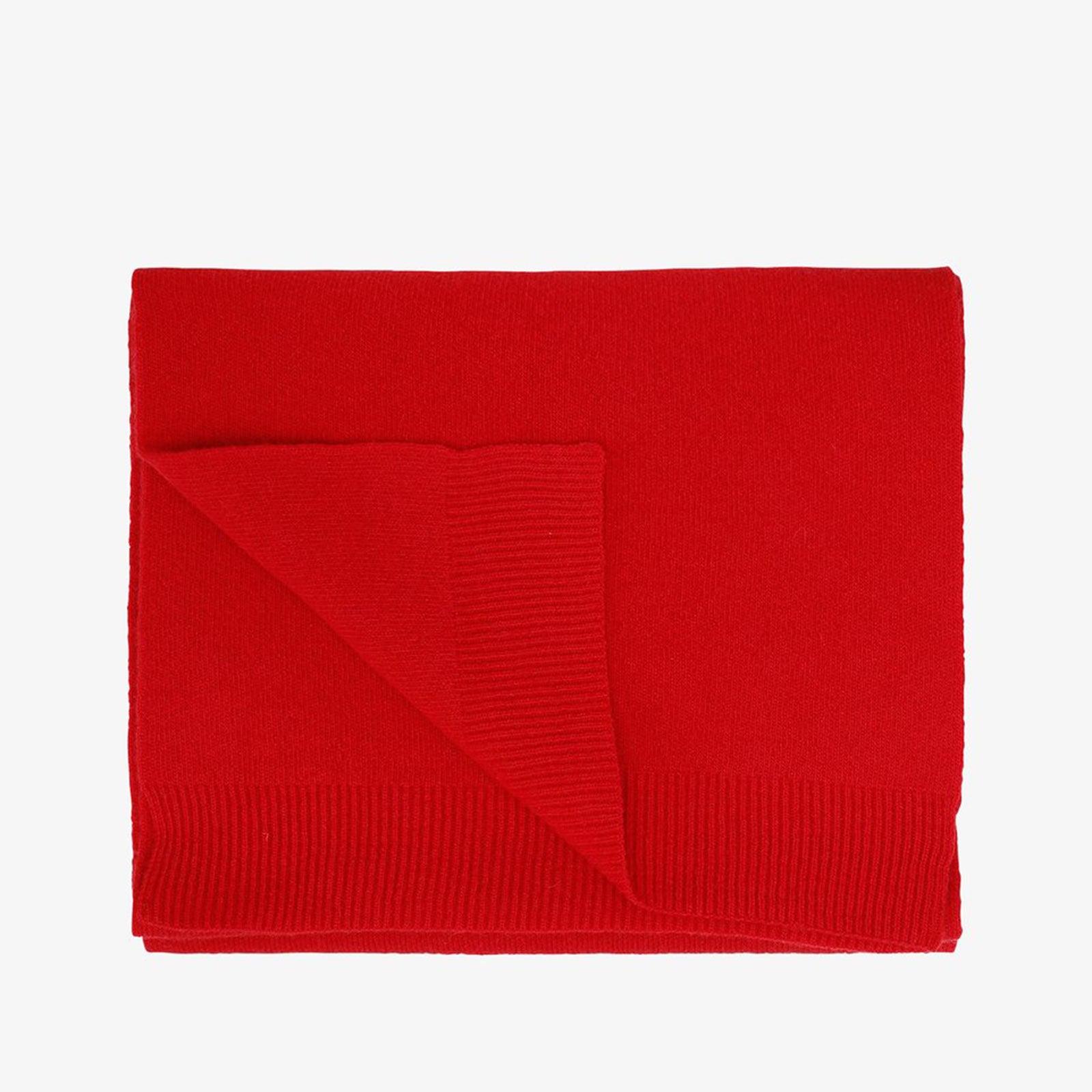 Merino Wool Scarf scarlet red