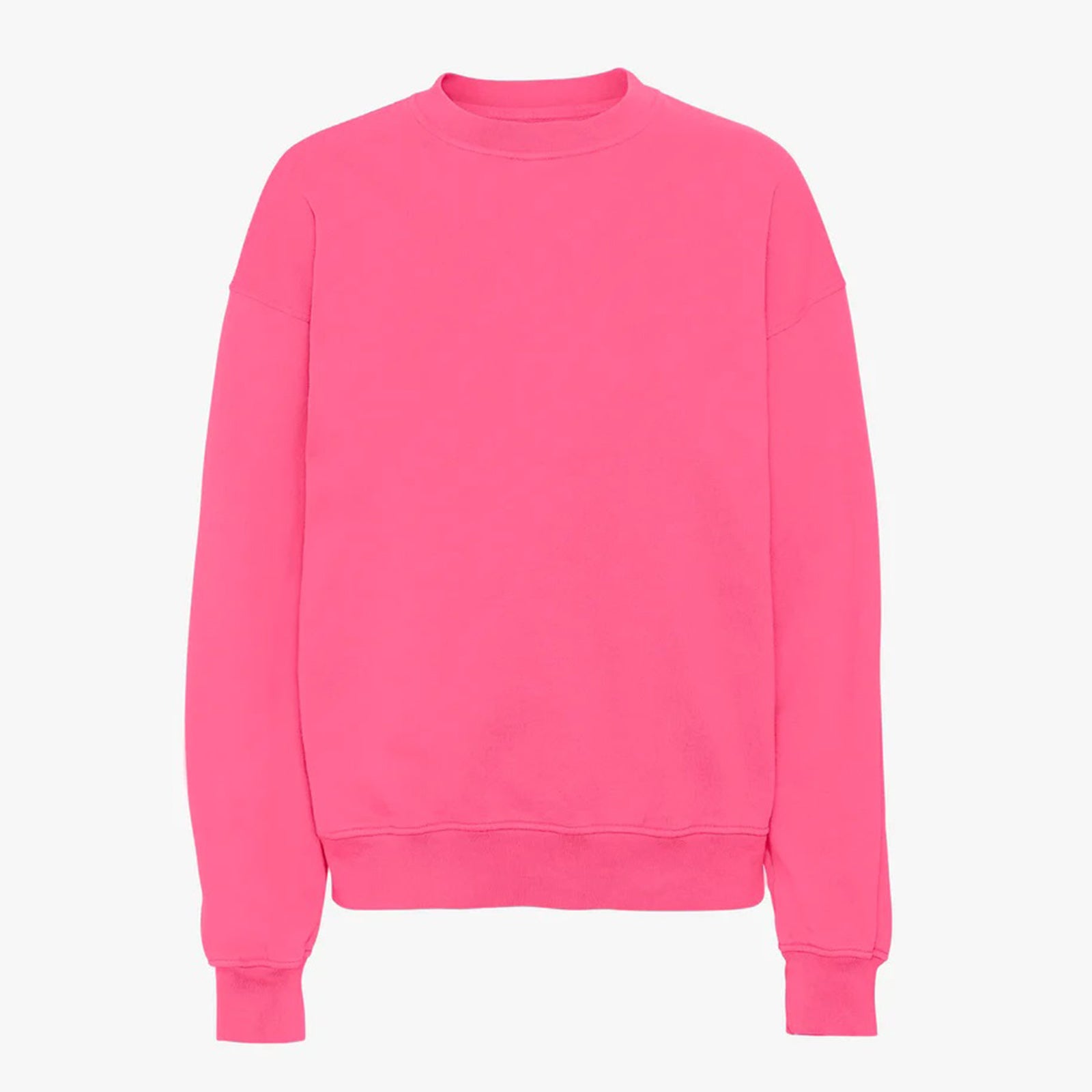 Organic Oversized Crew bubblegum pink