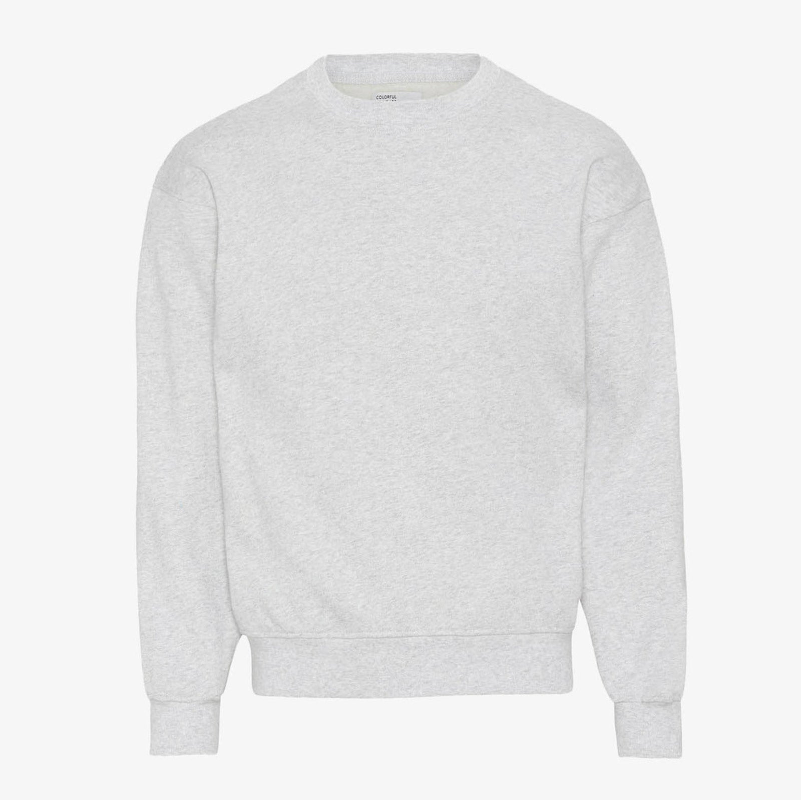 Organic Oversized Crew snow melange