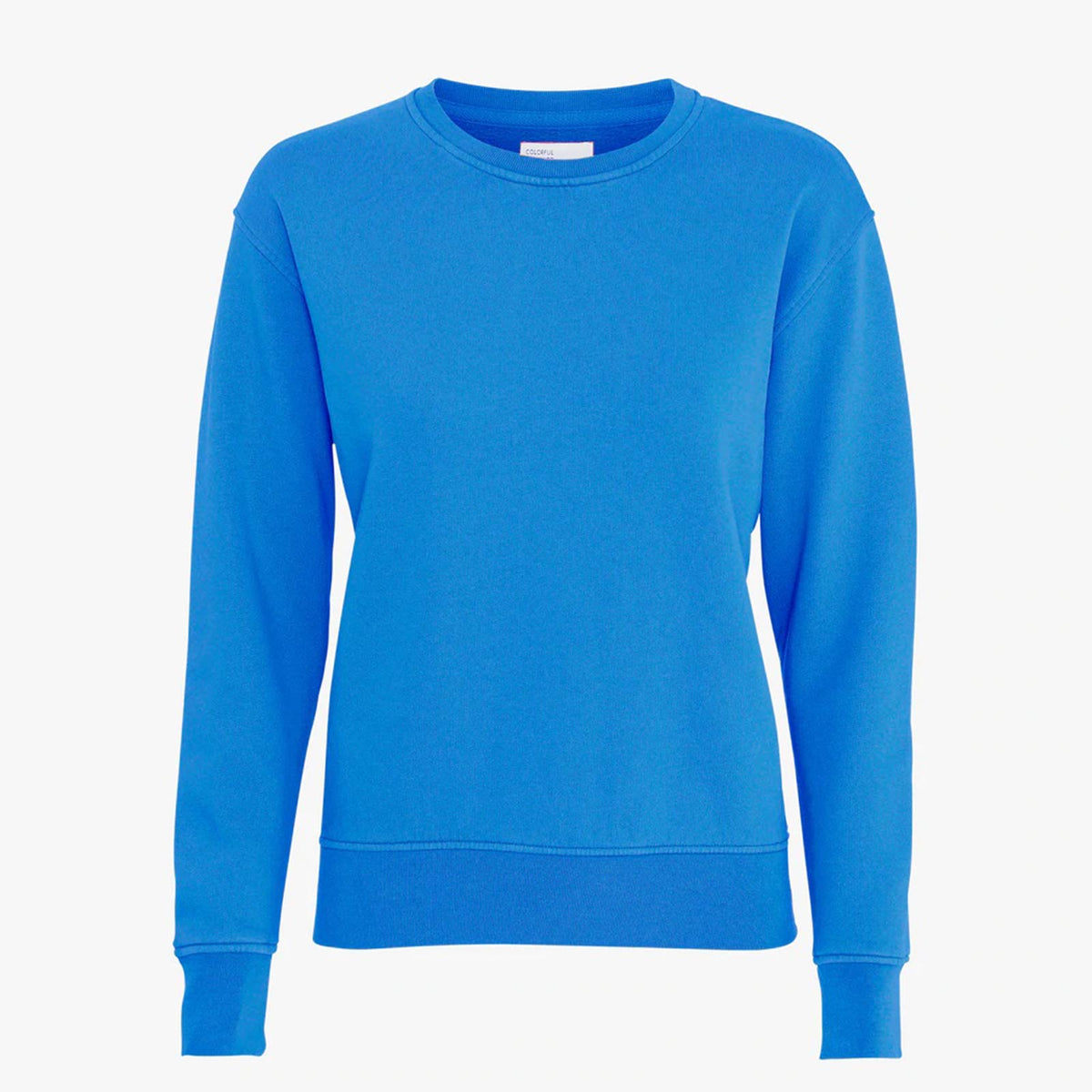 W Classic Organic Crew pacific blue