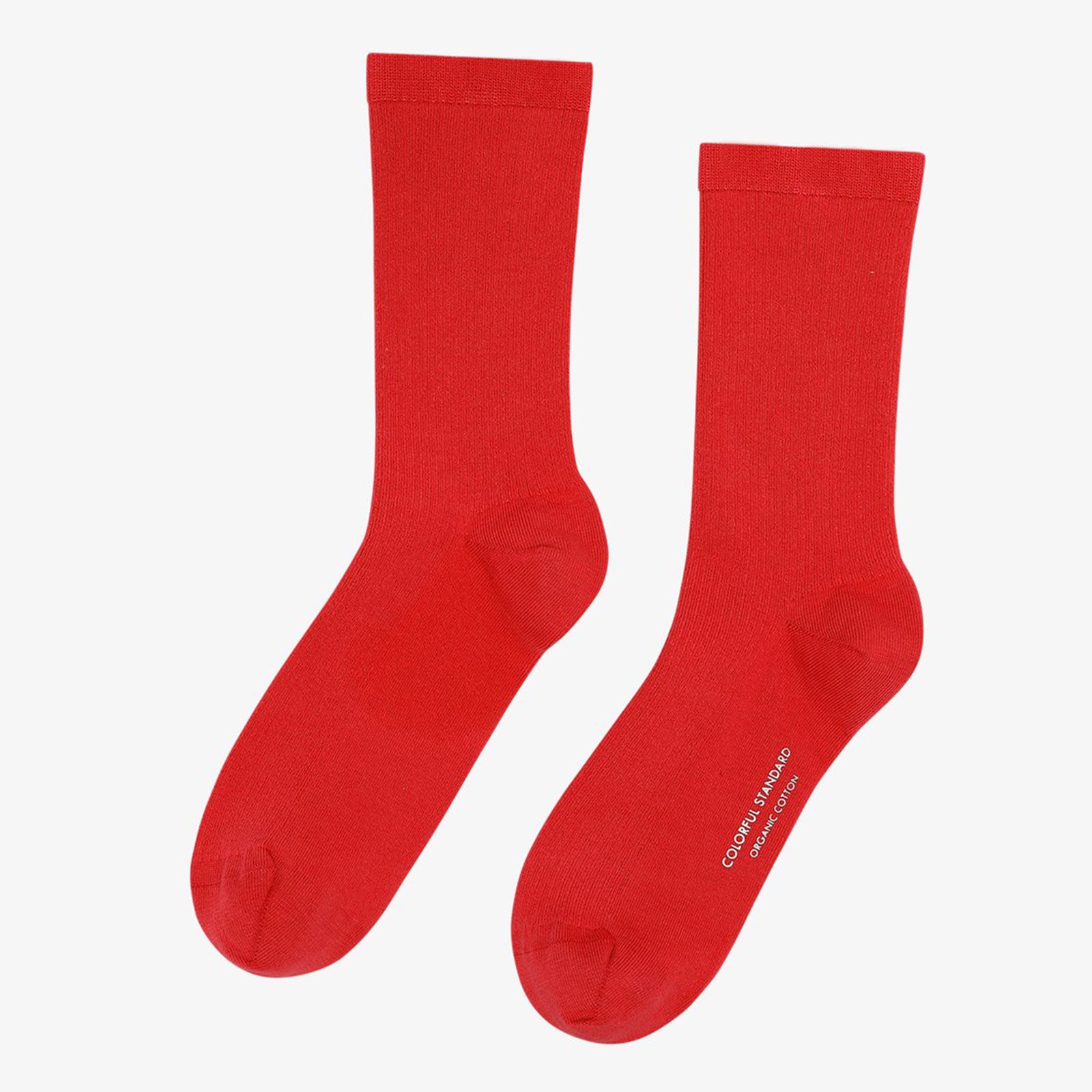 Women Classic Organic Socks scarlet red
