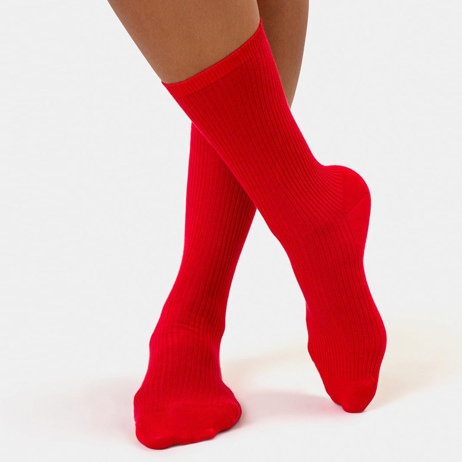 Women Classic Organic Socks scarlet red