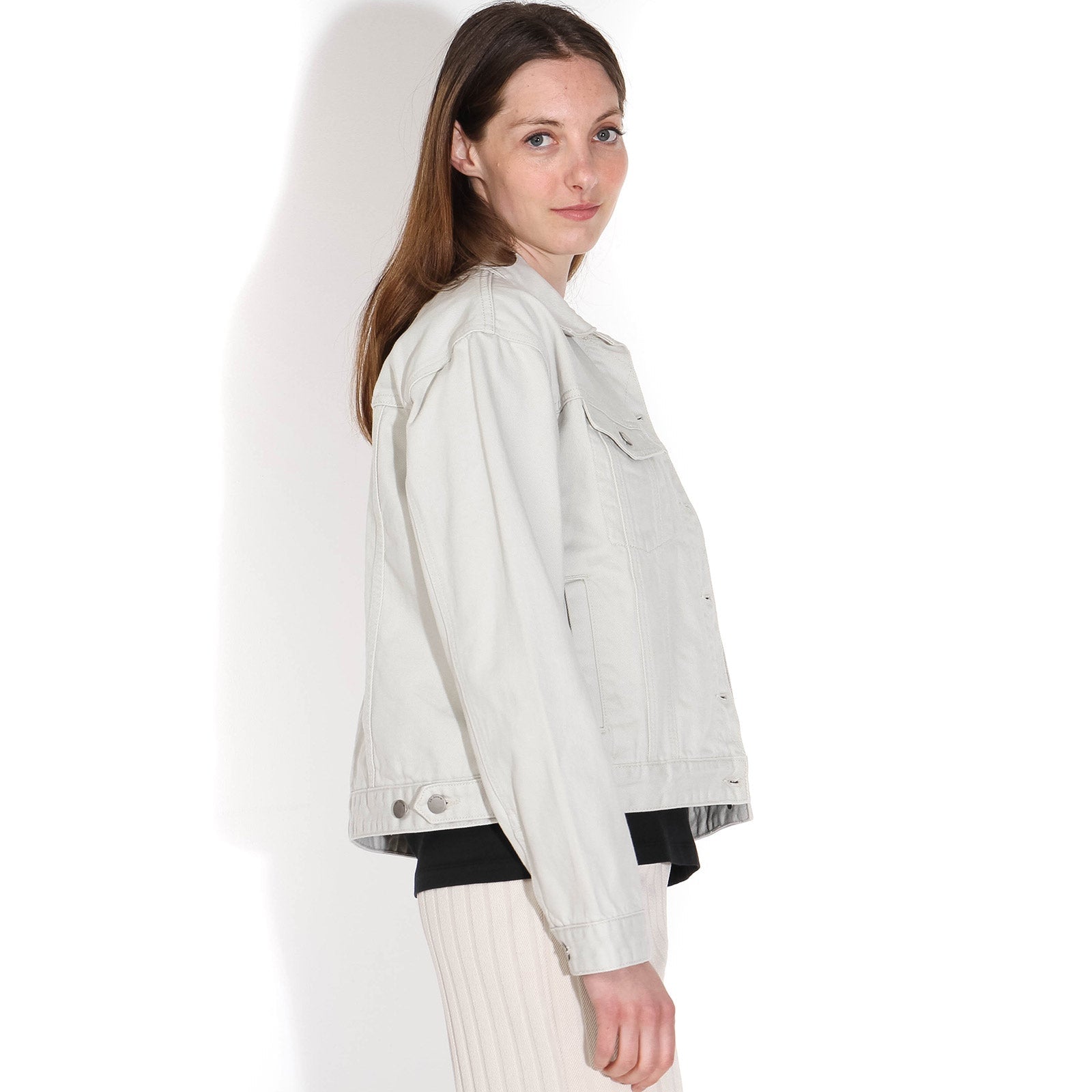 Alva Trucker Jacket washed pinfire Dr.Denim