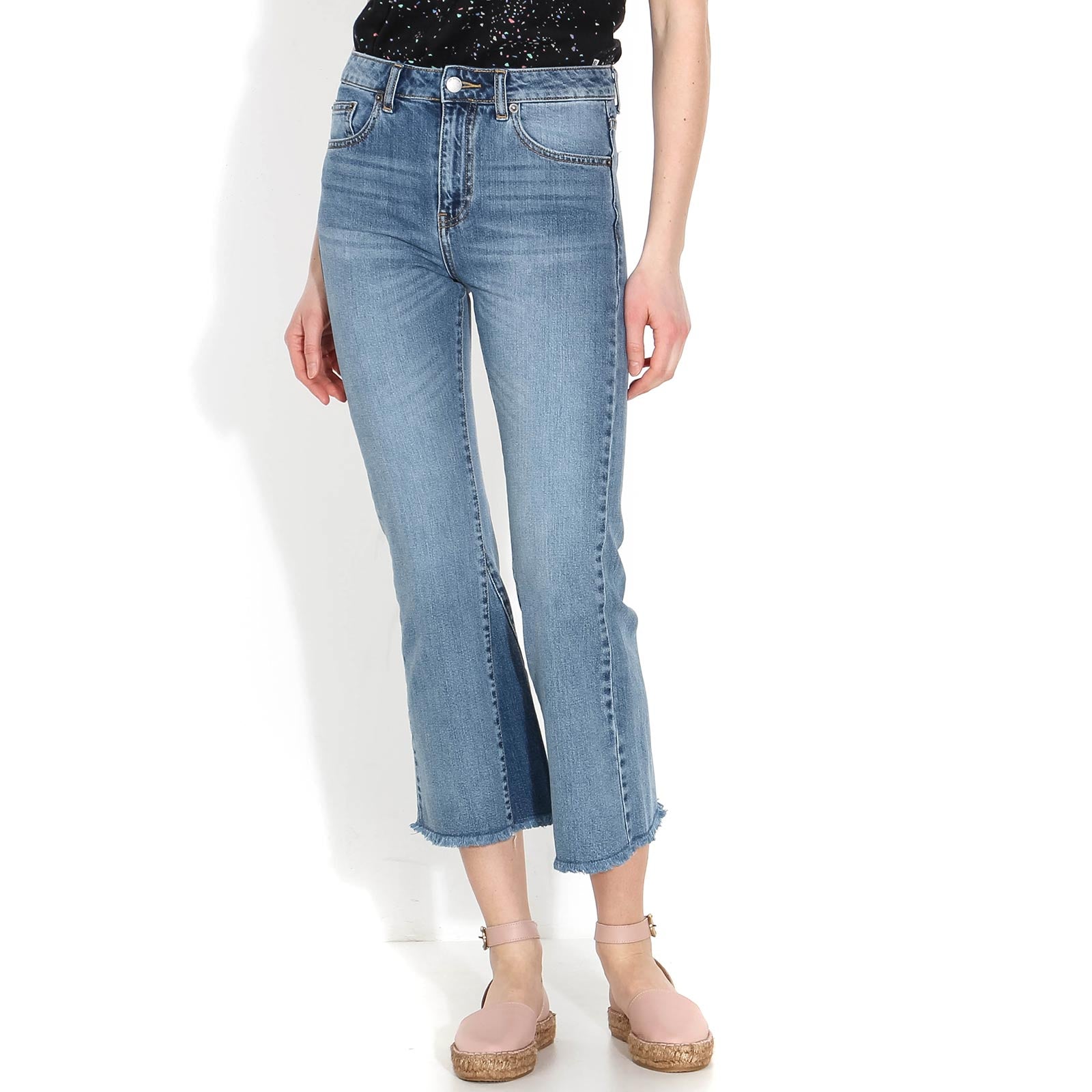Genesis Jeans mid blue wedge Dr.Denim
