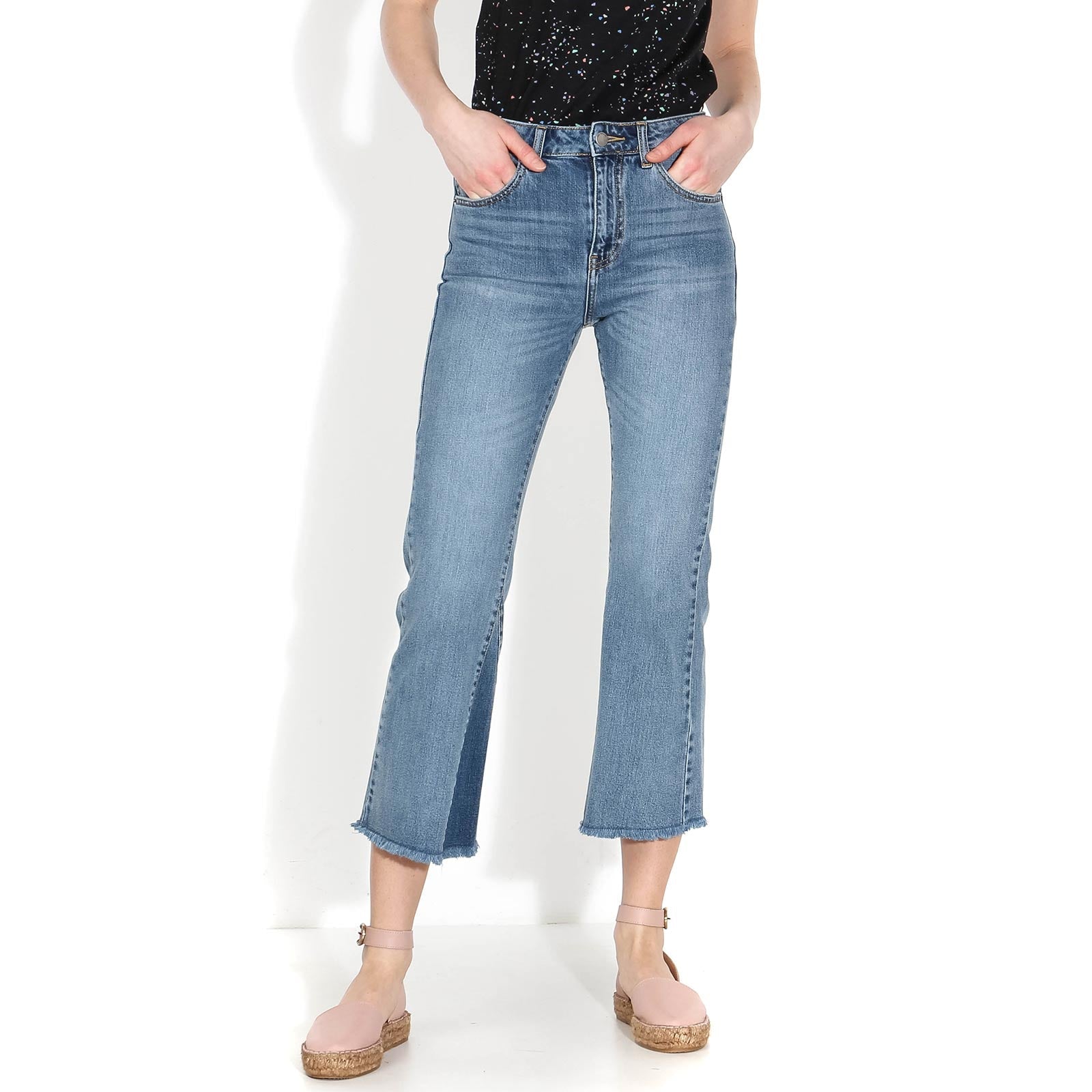 Genesis Jeans mid blue wedge Dr.Denim