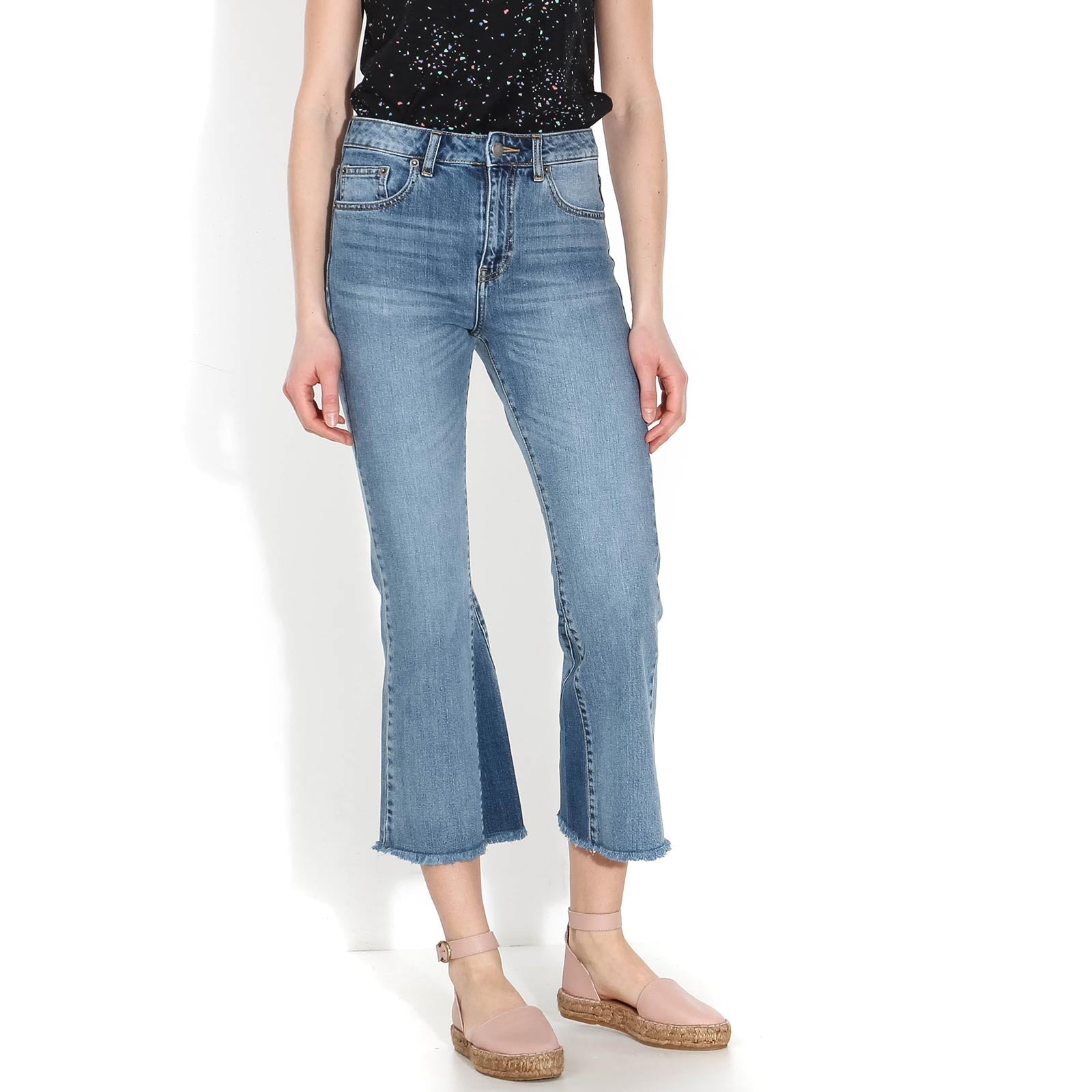 Genesis Jeans mid blue wedge Dr.Denim