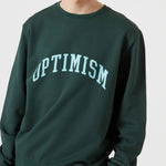 Optimism Sweatshirt plain darkgreen