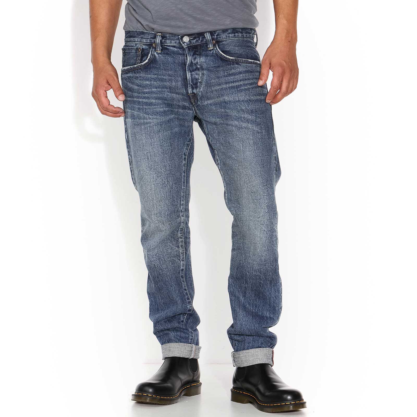 Regular Tapered Nihon Menpu blue mid-light used Edwin Jeans