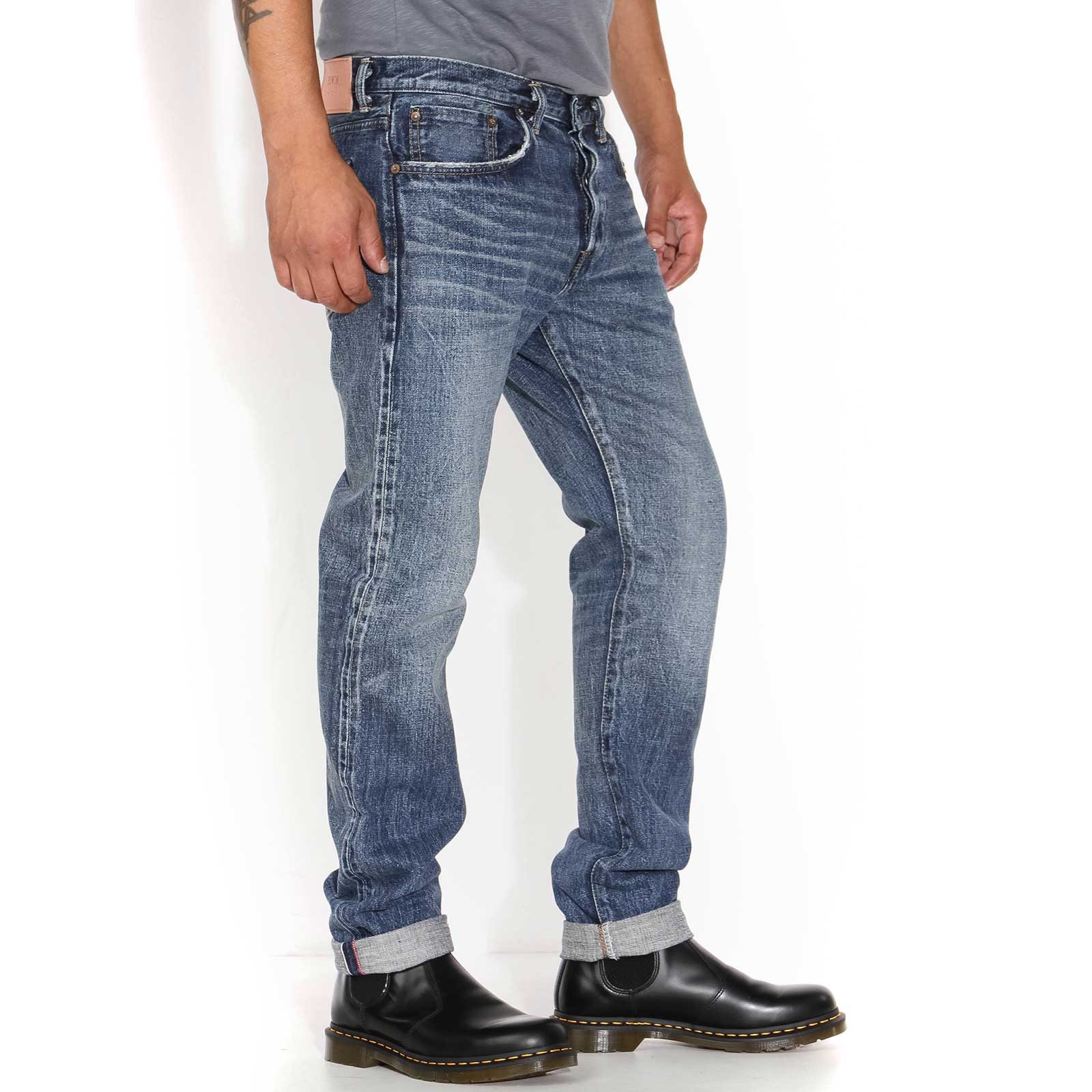 Regular Tapered Nihon Menpu blue mid-light used Edwin Jeans