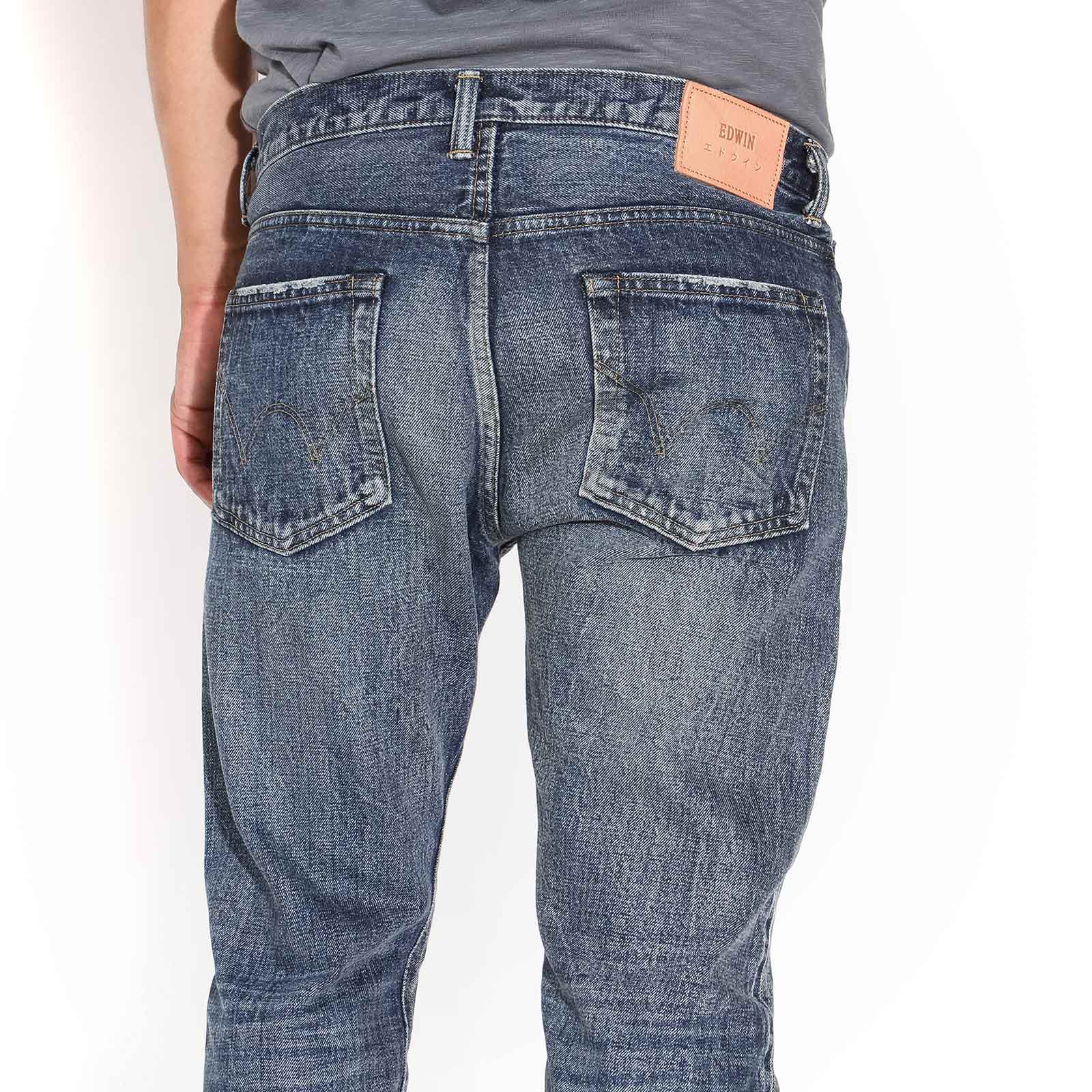 Regular Tapered Nihon Menpu blue mid-light used Edwin Jeans