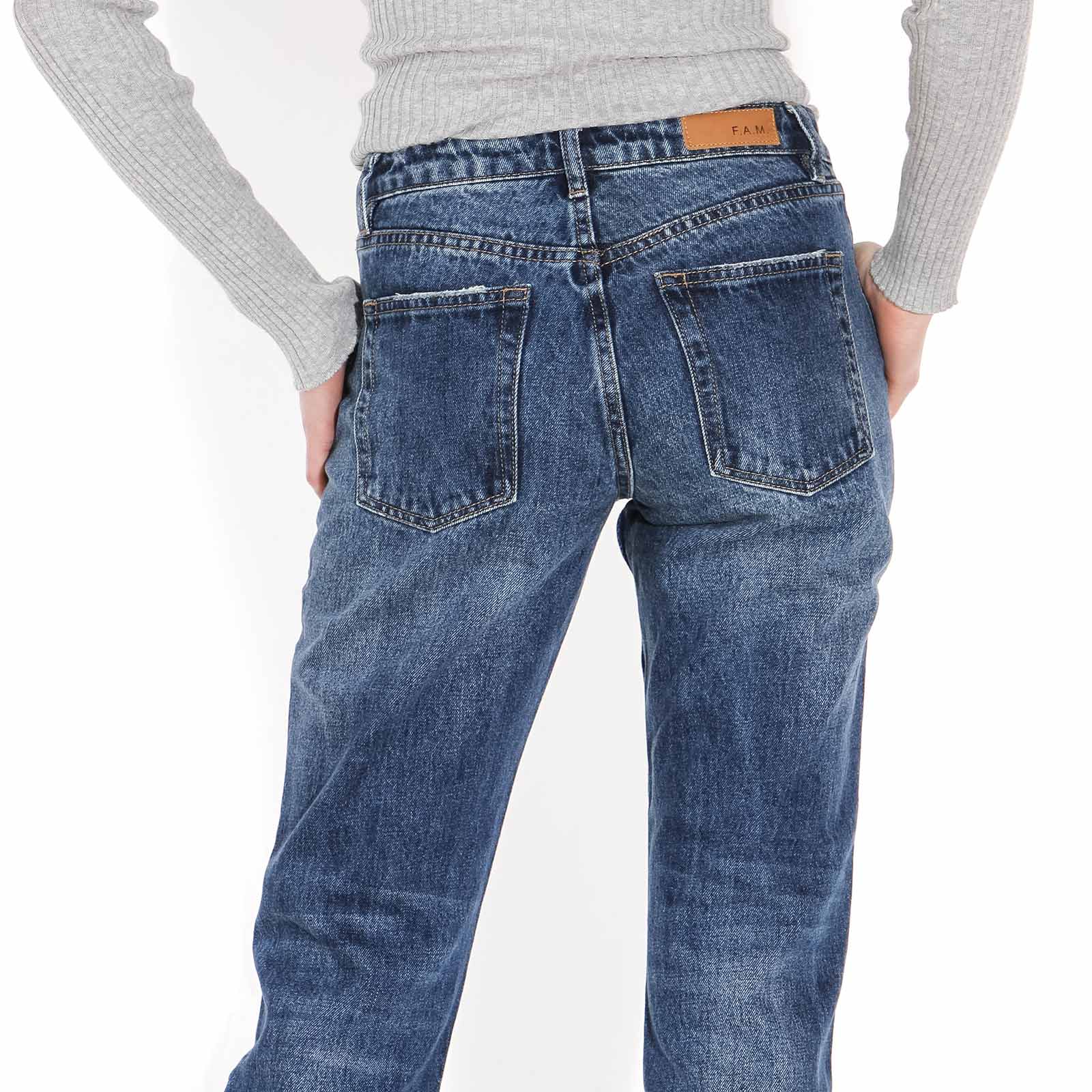 Kelly Mid Waist Slim Jeans stone F.A.M. Jeans