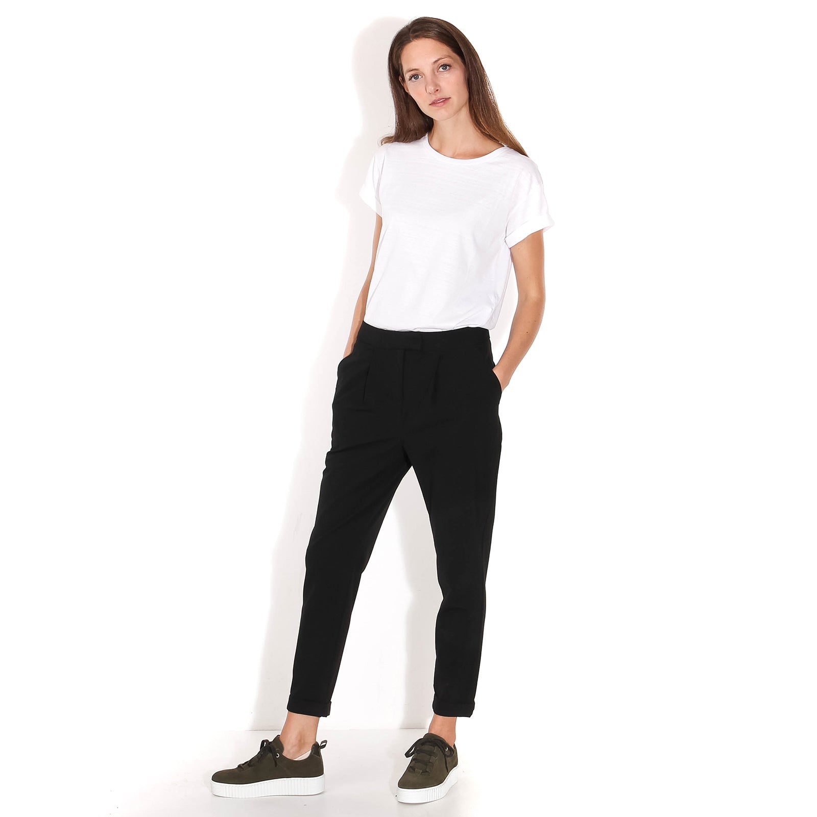 Ella Crop 547 Pant black Five Units