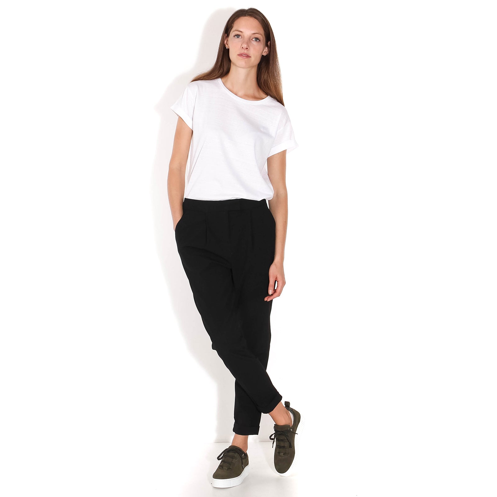 Ella Crop 547 Pant black Five Units