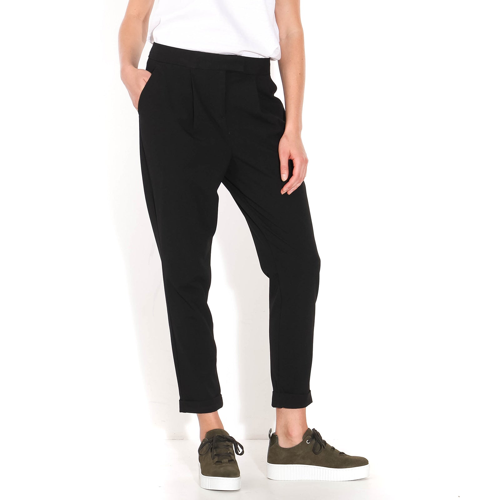 Ella Crop 547 Pant black Five Units