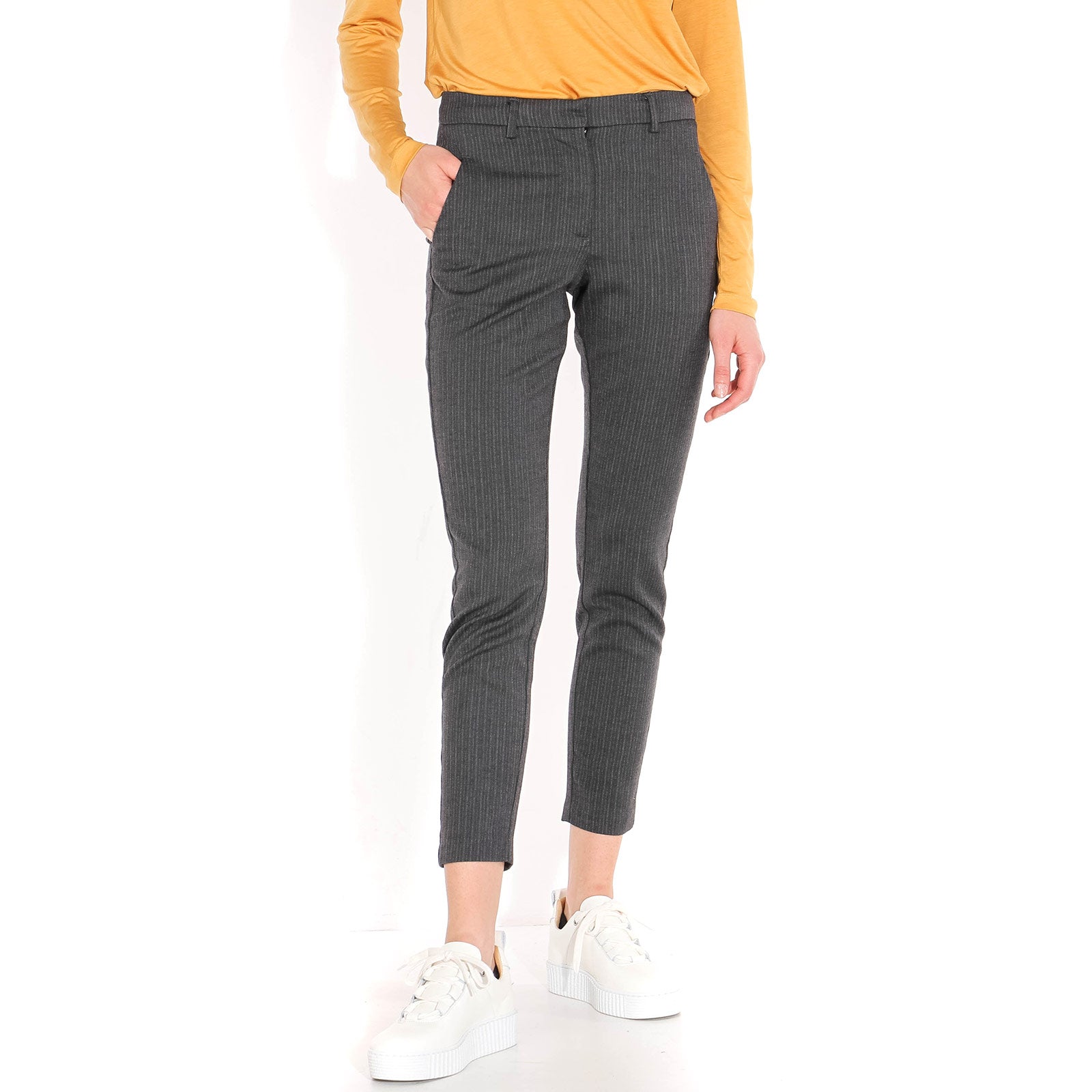 Kylie Crop Pant grey abelone Five Units
