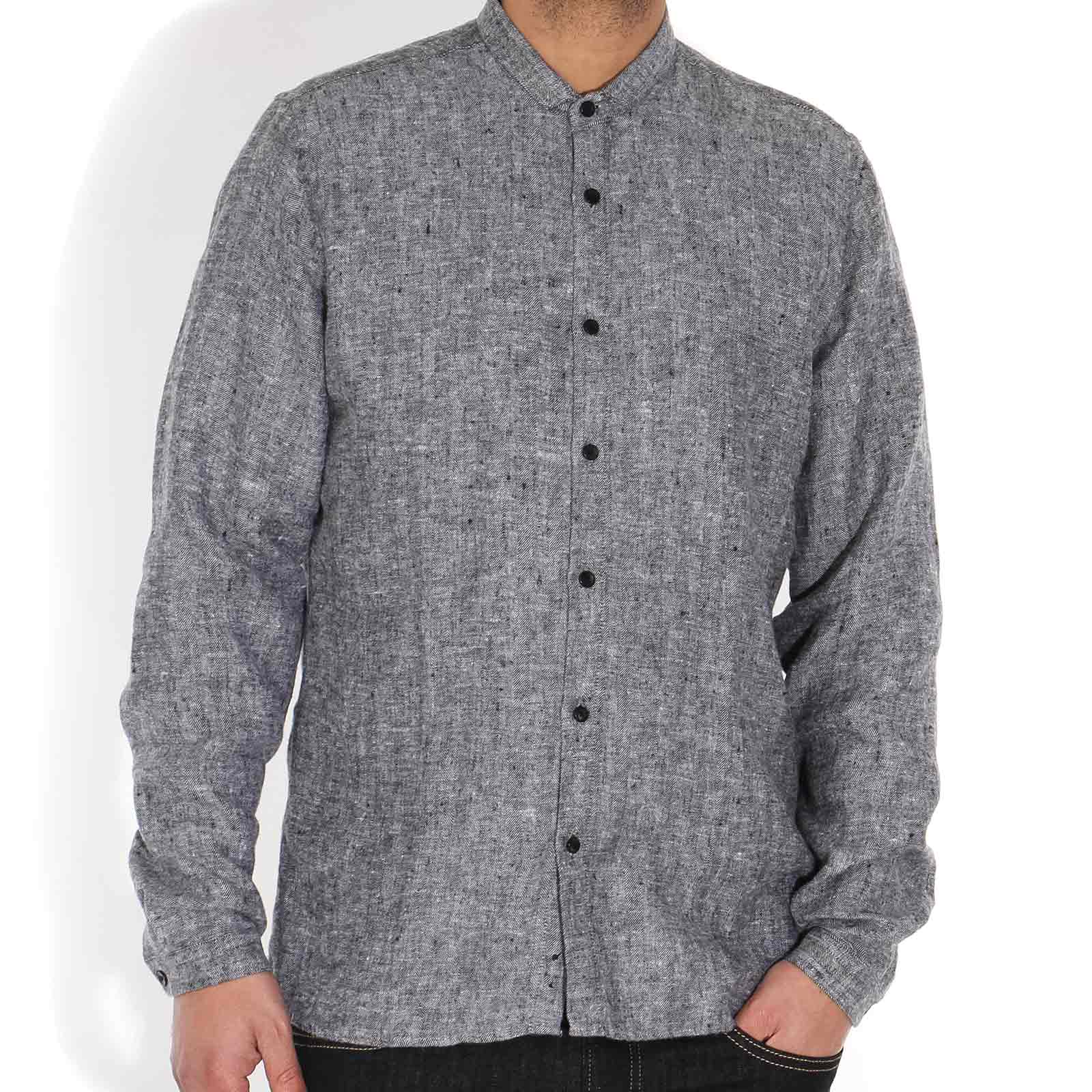 Pala Chevron Shirt grey stripes