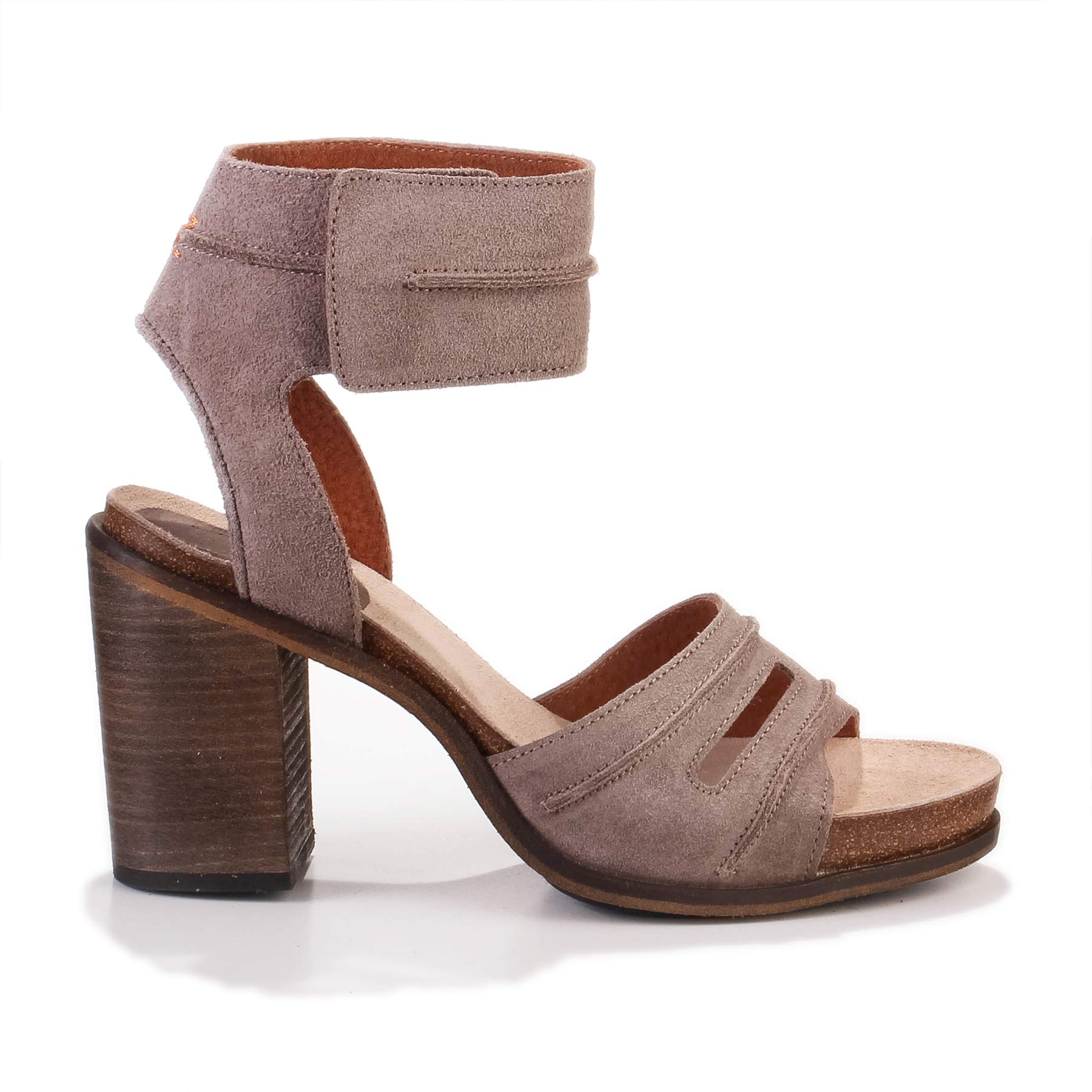 Catherine Waxed Suede ardesia/naturel Hub Footwear
