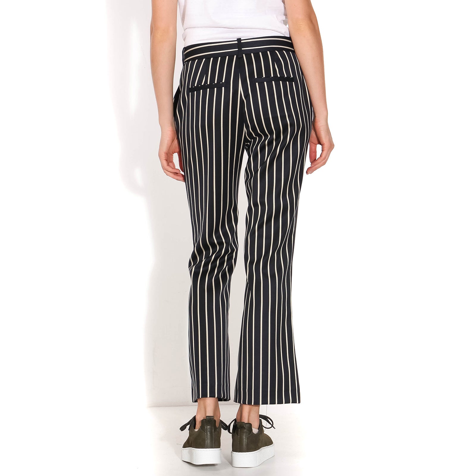 Laurent Trousers blue white stripe
