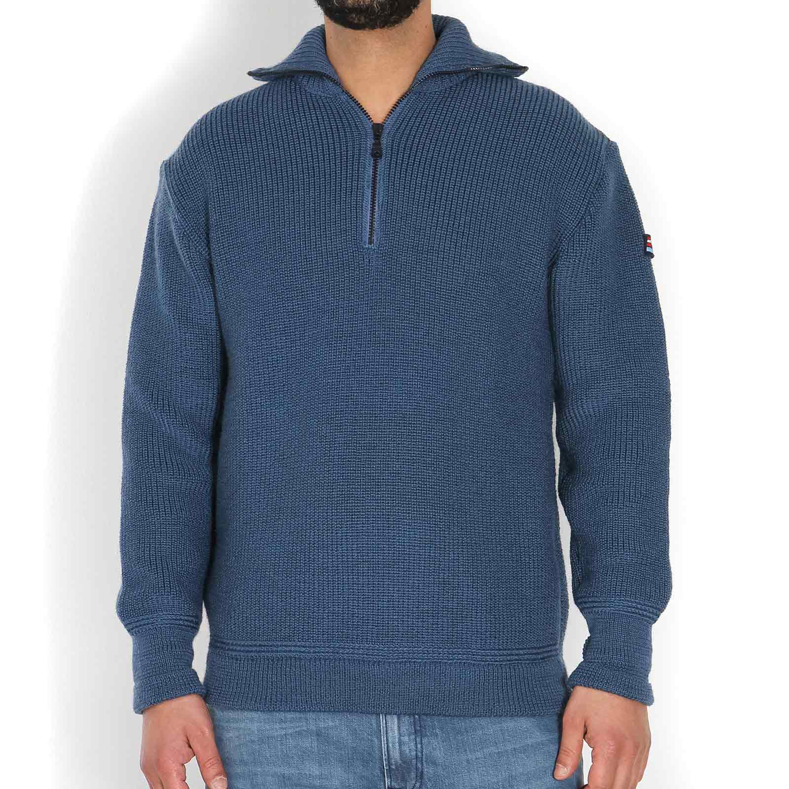 Admiral Wool Troyer jeansblue Leuchtfeuer