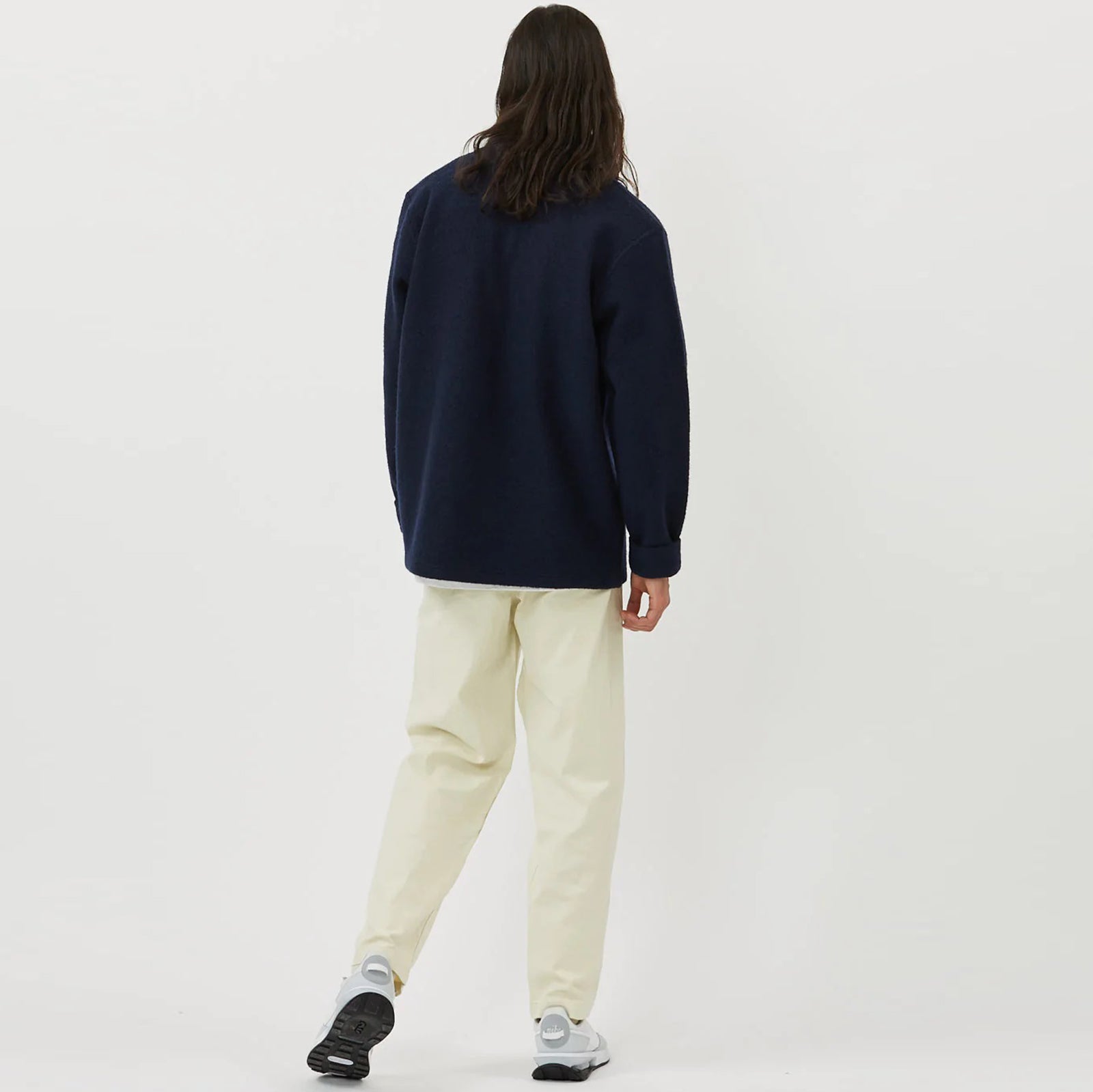 Swenna Half Zip navy blazer