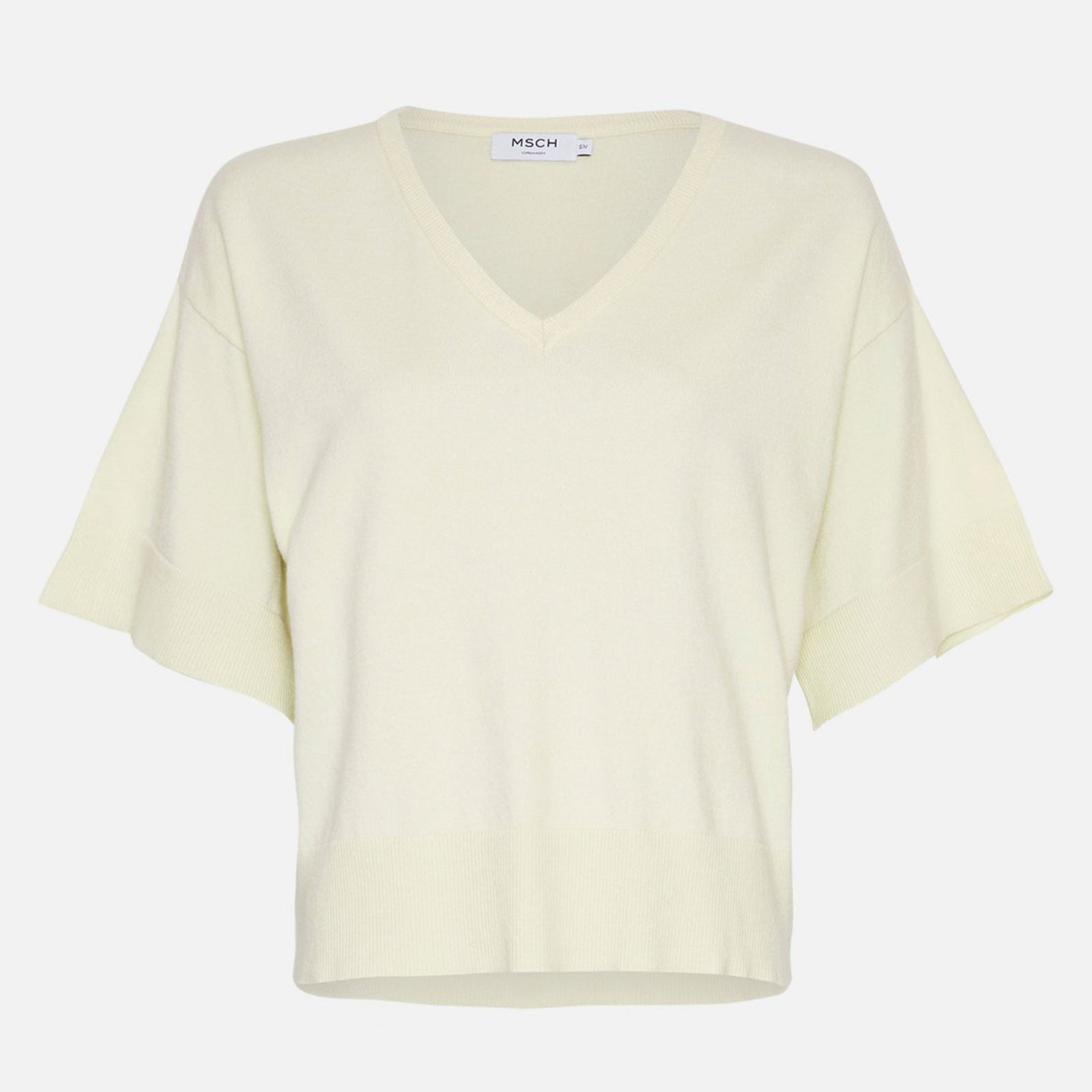 MSCHEslina Rachelle 2/4 V Neck Pullover 17626 aloe wash