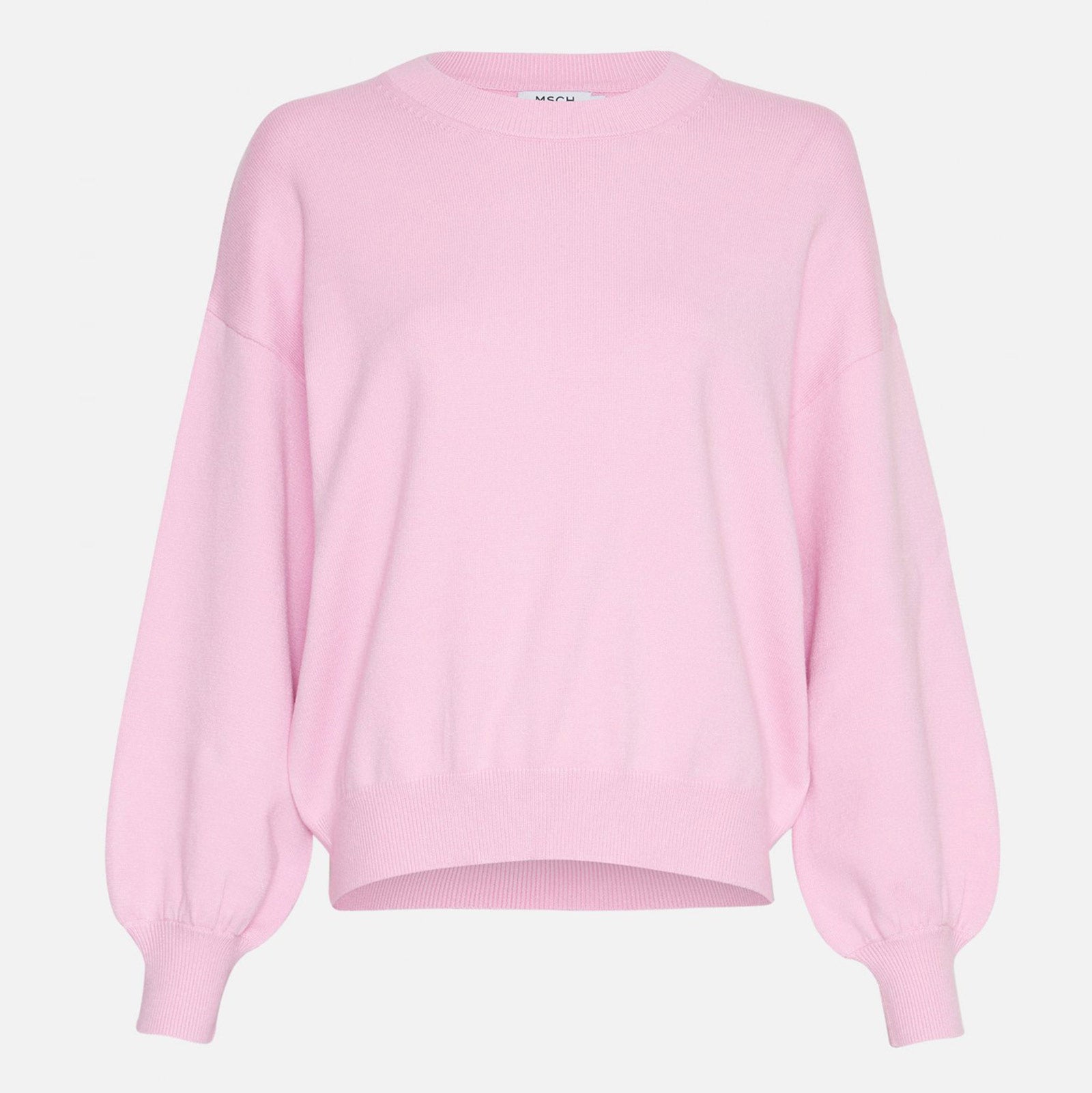MSCHMagnet Rachelle O Neck Pullover pink lavender