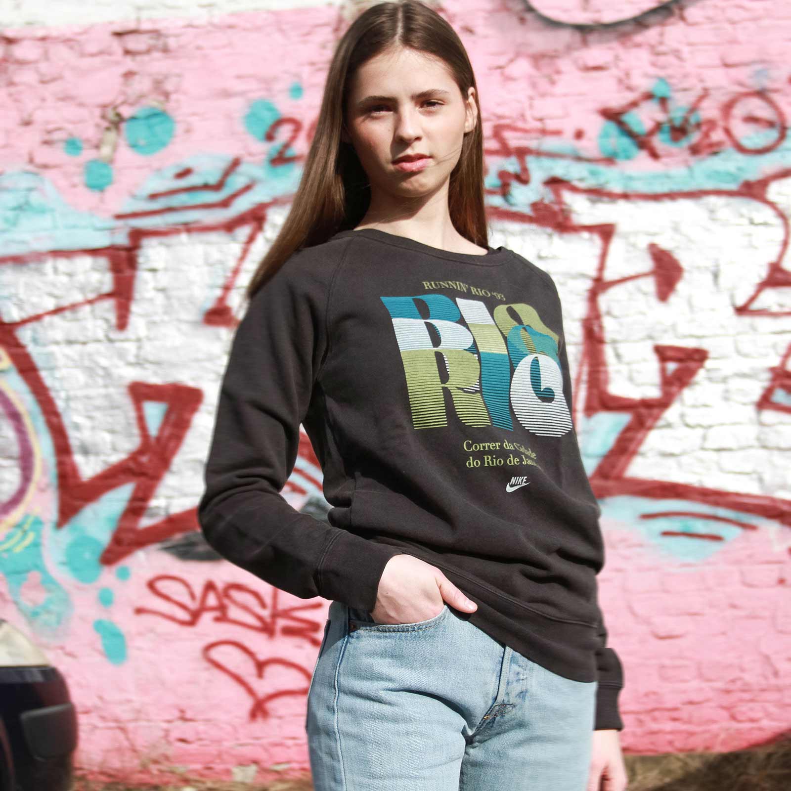 RU Runnin RIO 93 Crew black washed
