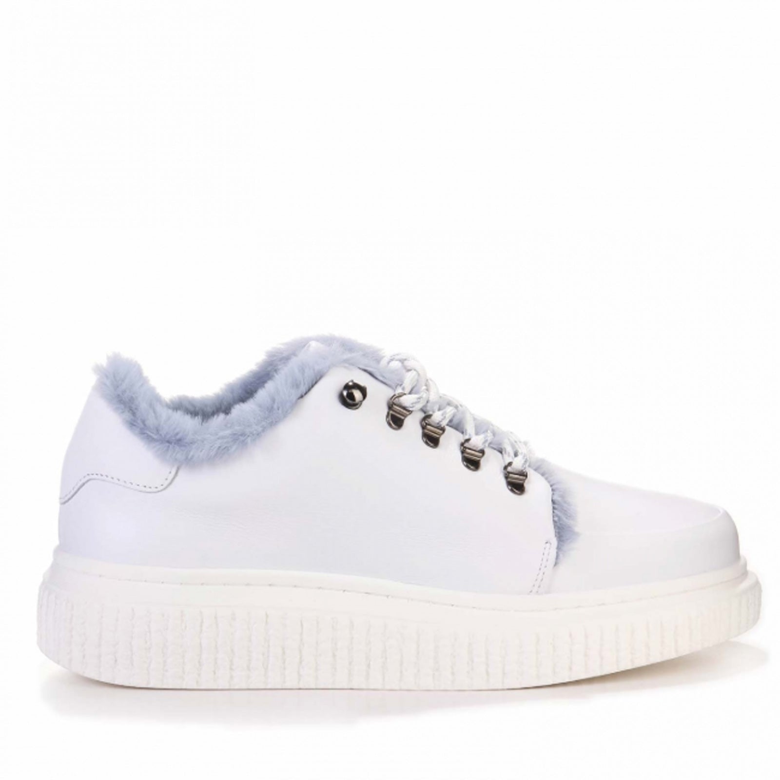 Vala Fur Sneaker white Samsoe Samsoe