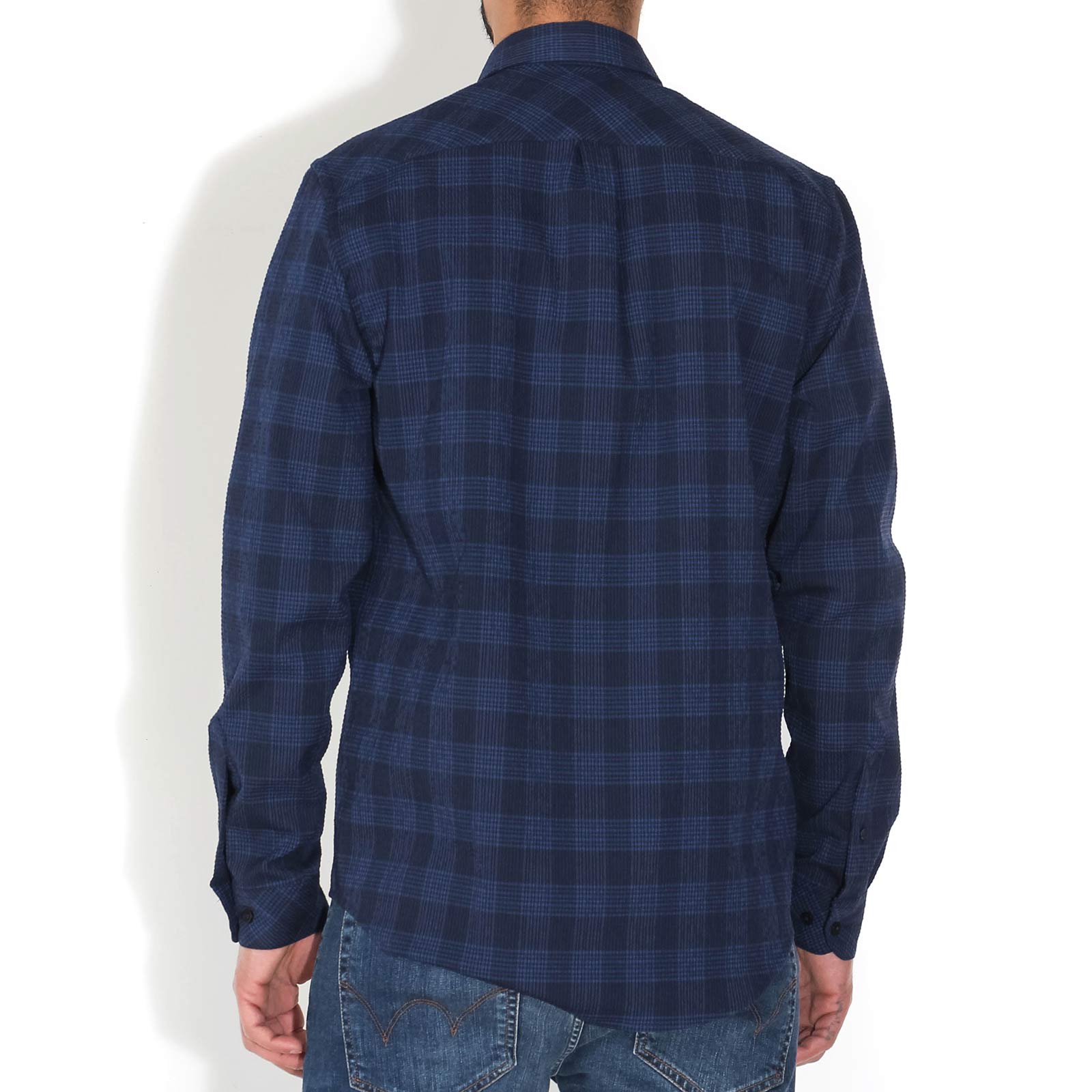 Liam BA Checked Shirt dark sapphire checked