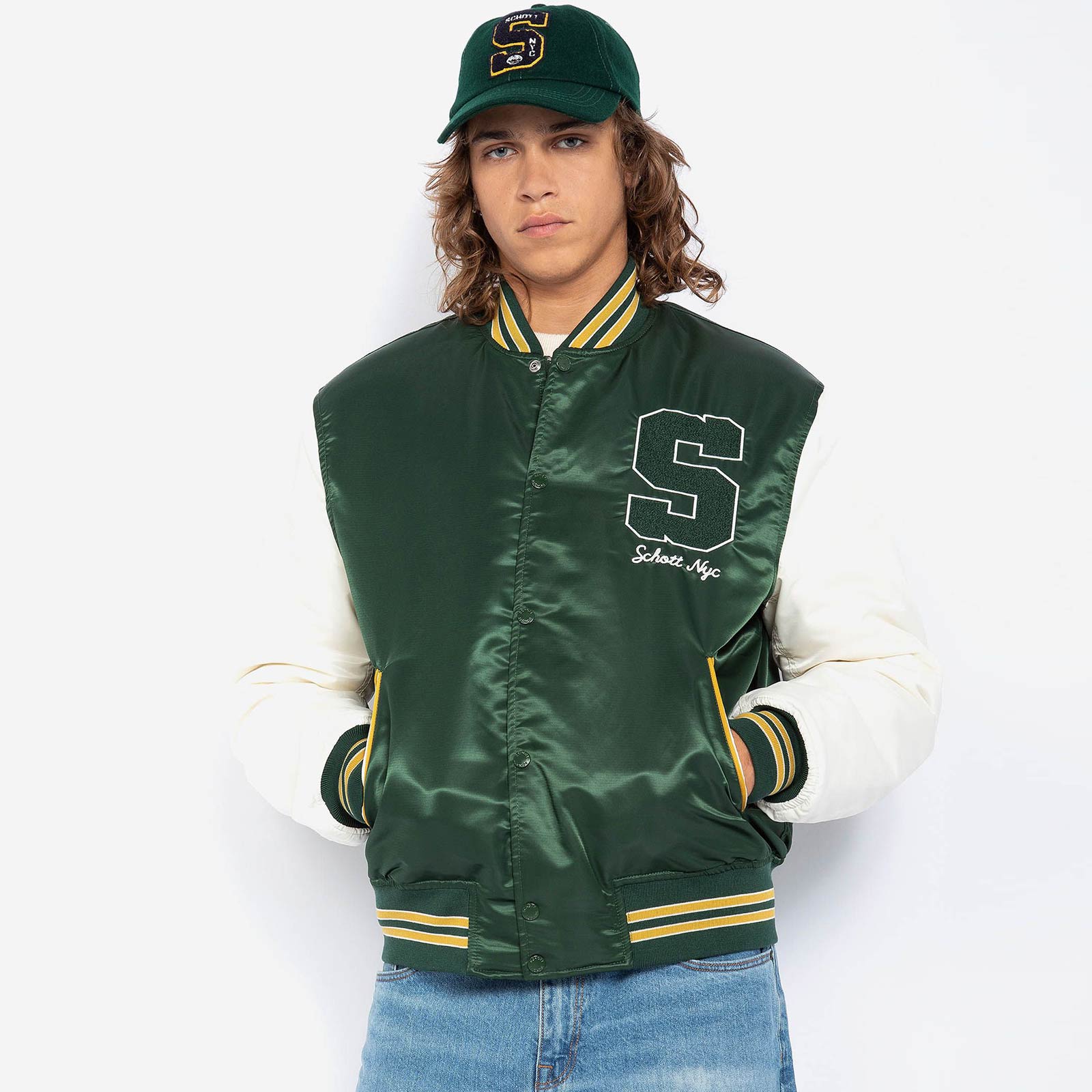 Coachman BiColor Bomber Jacket green/offwhite