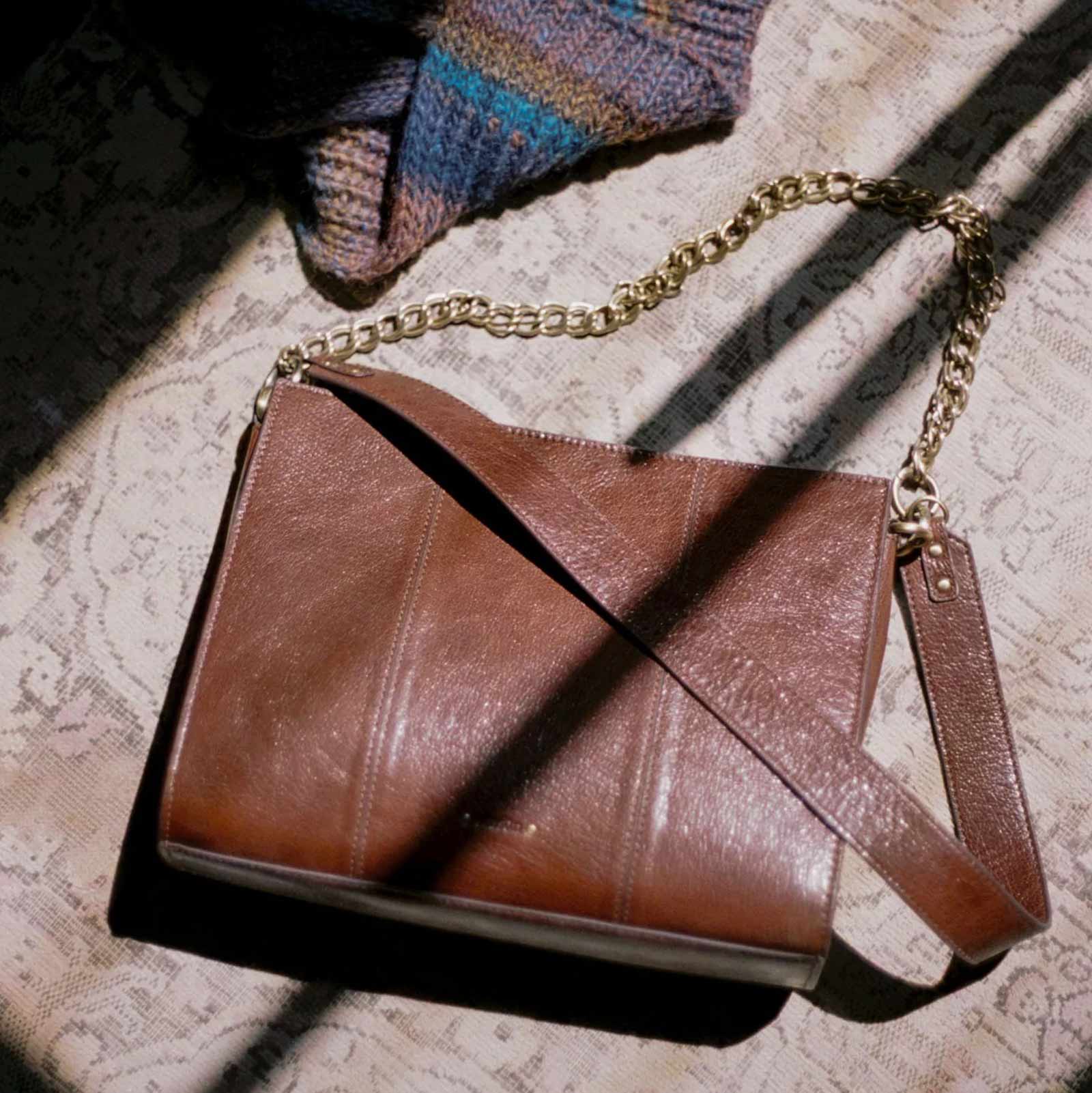 Farawa Leather Bag brownwhisky