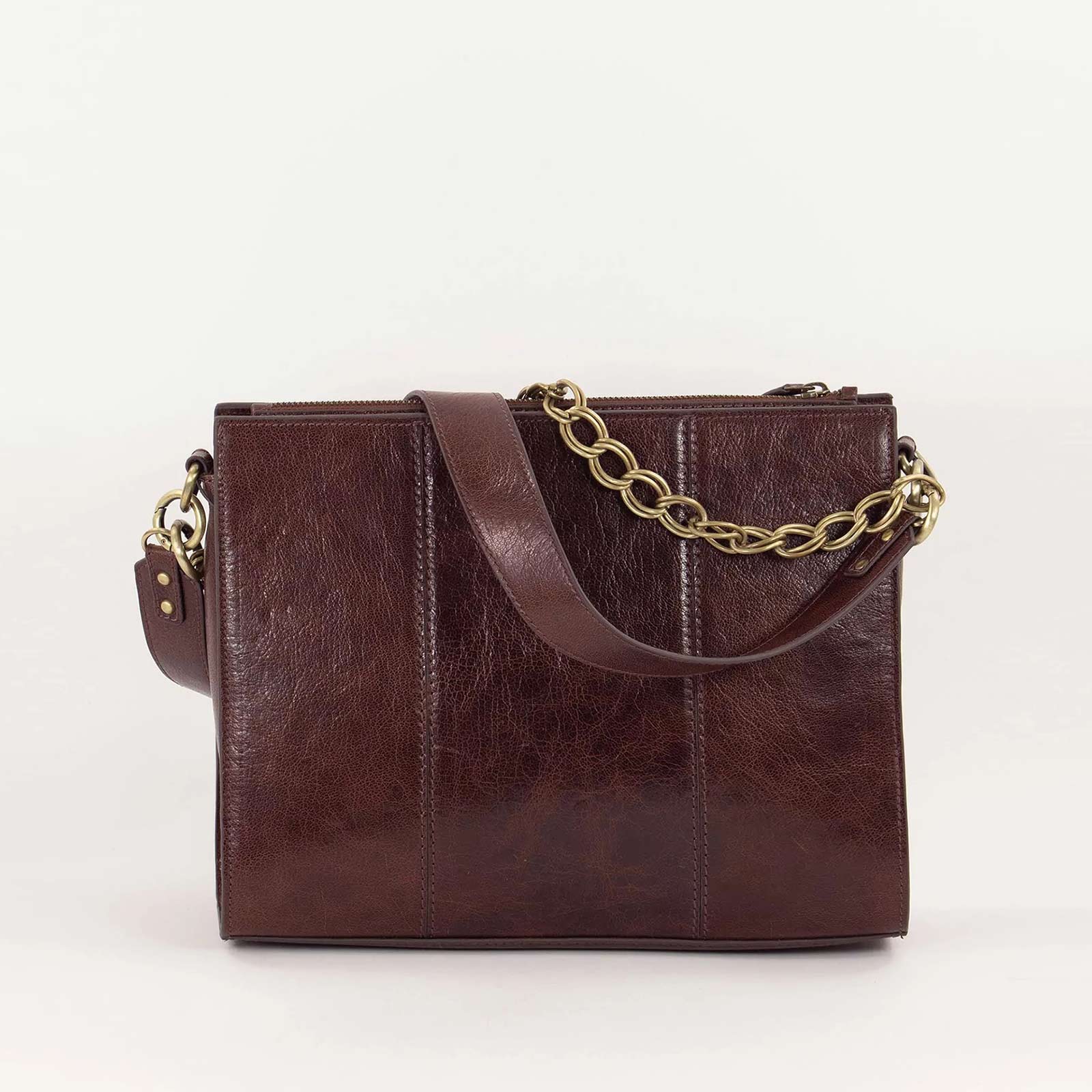 Farawa Leather Bag brownwhisky