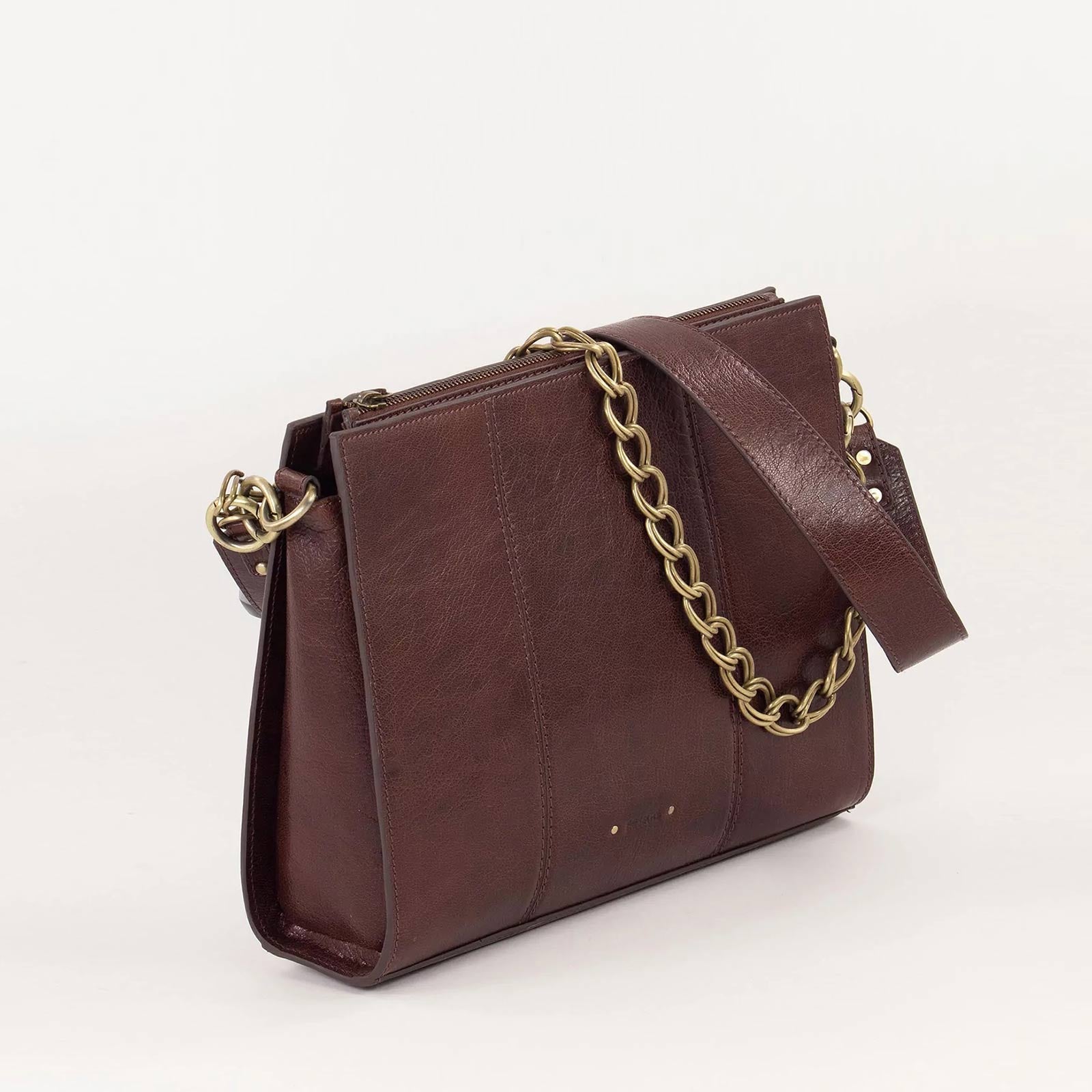 Farawa Leather Bag brownwhisky