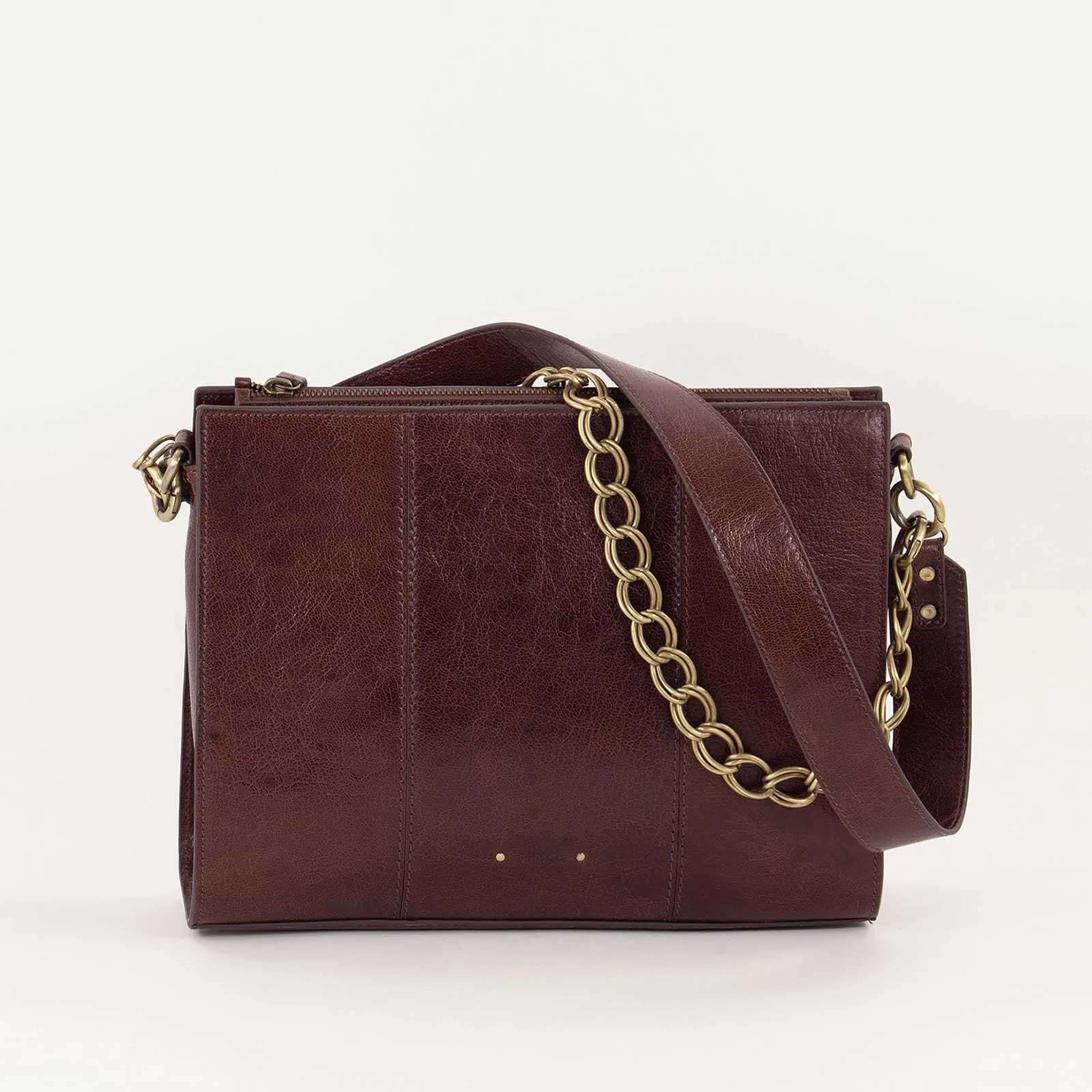 Farawa Leather Bag brownwhisky