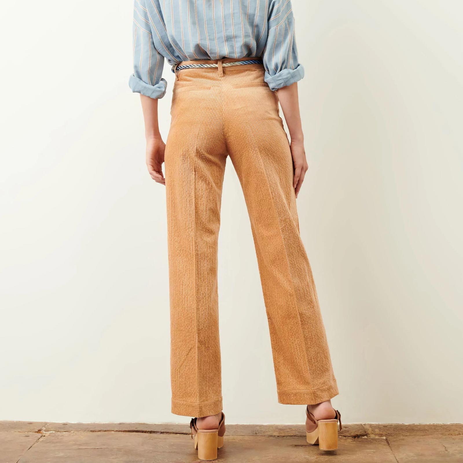 Velvet Lover Cord Trousers chamottée
